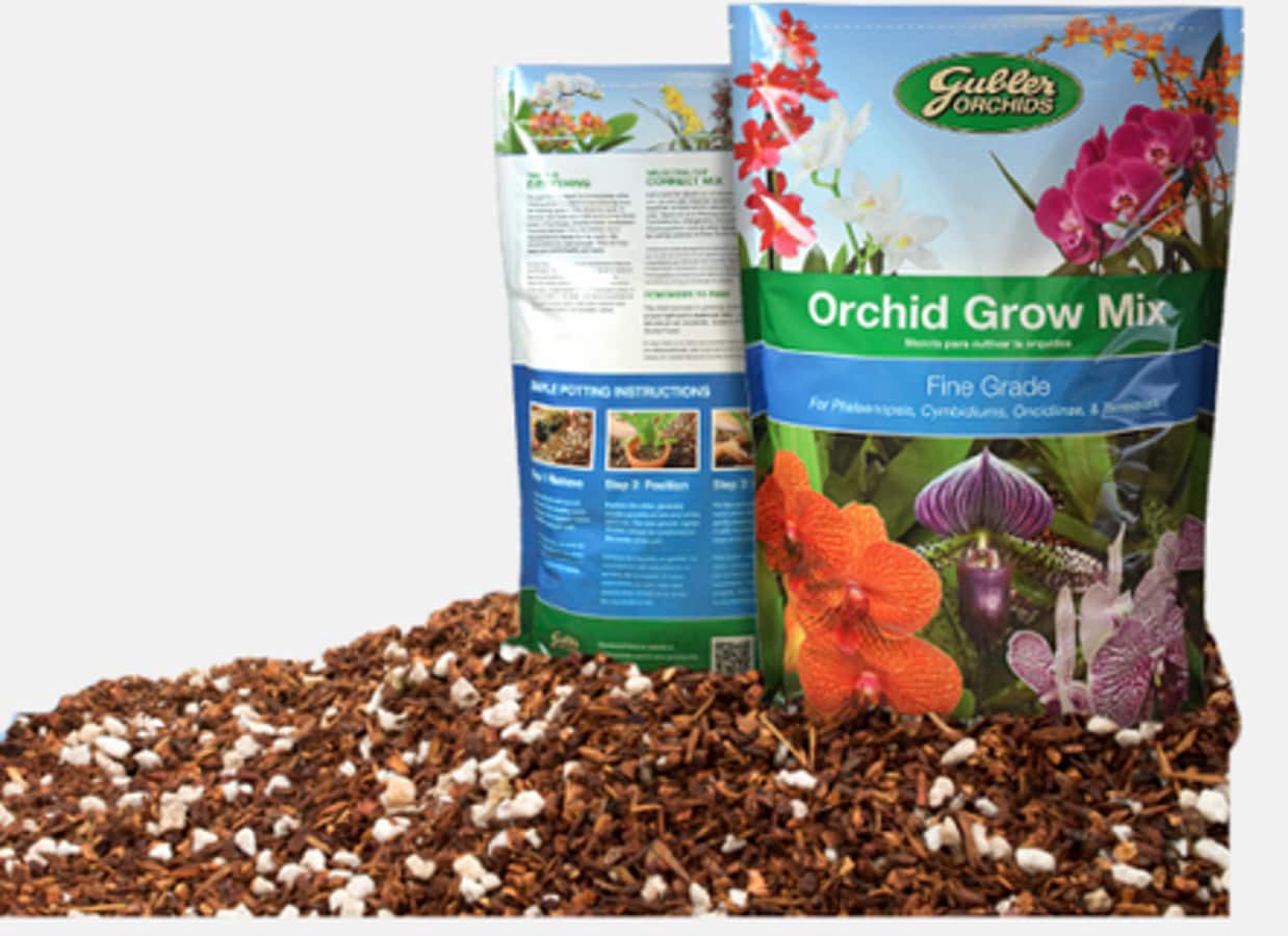 slide 3 of 6, Gubler Orchid Grow Mix- Fine Grade Vegetable and flower Potting soil mix, 1 ct