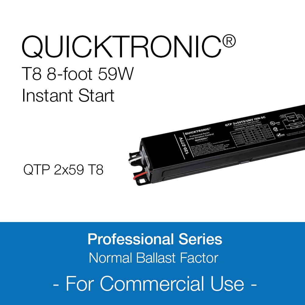 slide 5 of 5, QUICKTRONIC T8 2 -Bulb Commercial Fluorescent light ballast, 1 ct