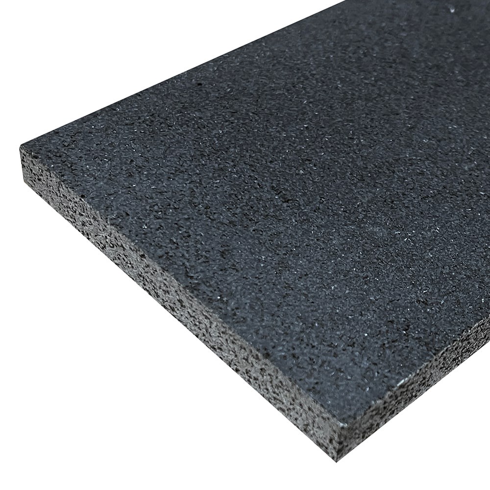 slide 2 of 6, GBI Tile & Stone Inc. Basalt Charcoal 3-in x 12-in Honed Natural Basalt Floor and Wall Tile ( 0.24-sq ft Piece ), 1 ct