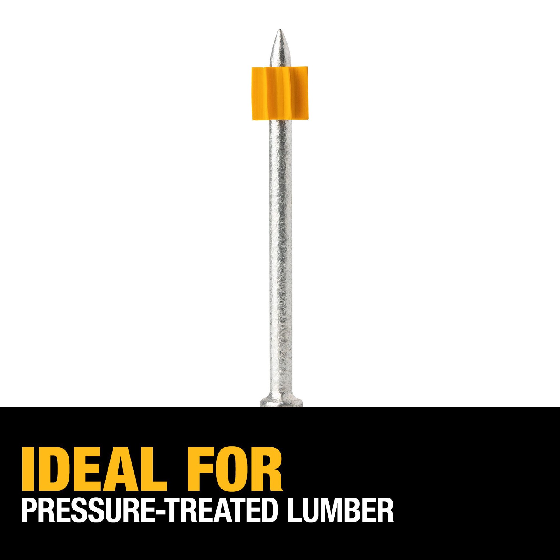 slide 4 of 6, DEWALT 100 -Pack 2-1/2-in Non-washered Drive pin, 1 ct