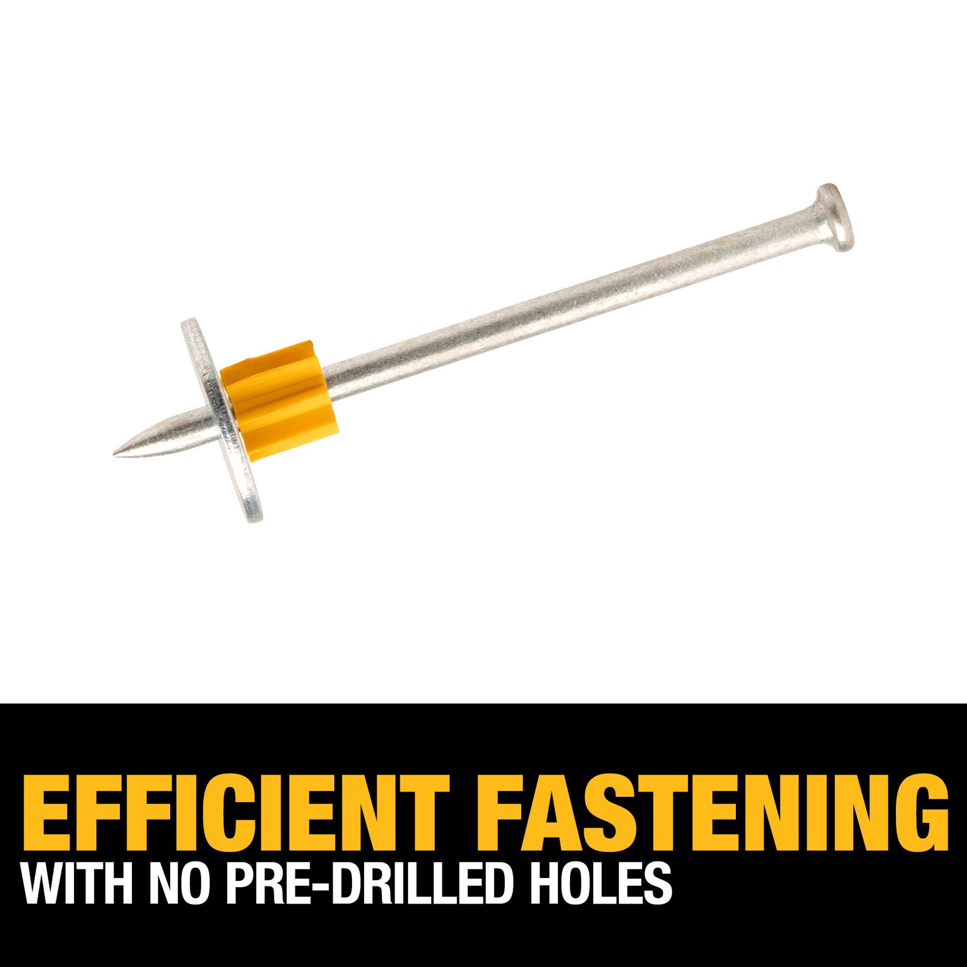 slide 3 of 6, DEWALT 100 -Pack 3-in Washered Drive pin, 1 ct