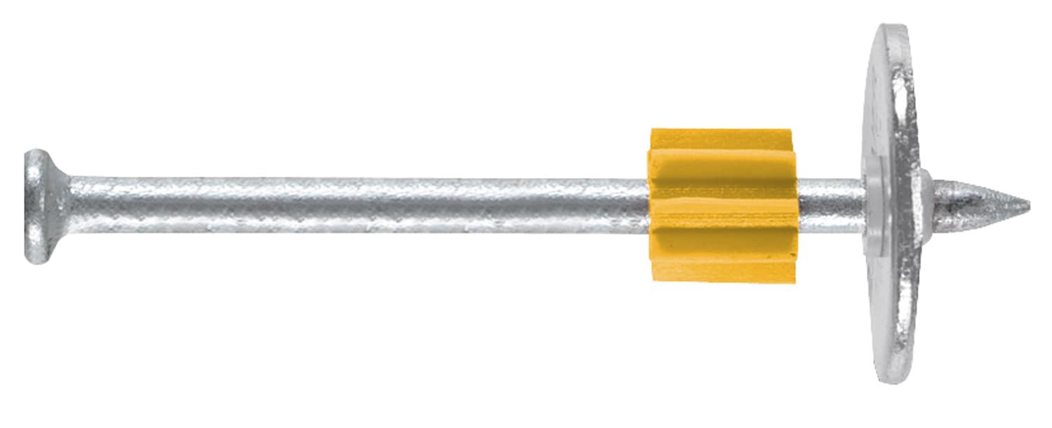 slide 1 of 6, DEWALT 100 -Pack 3-in Washered Drive pin, 1 ct