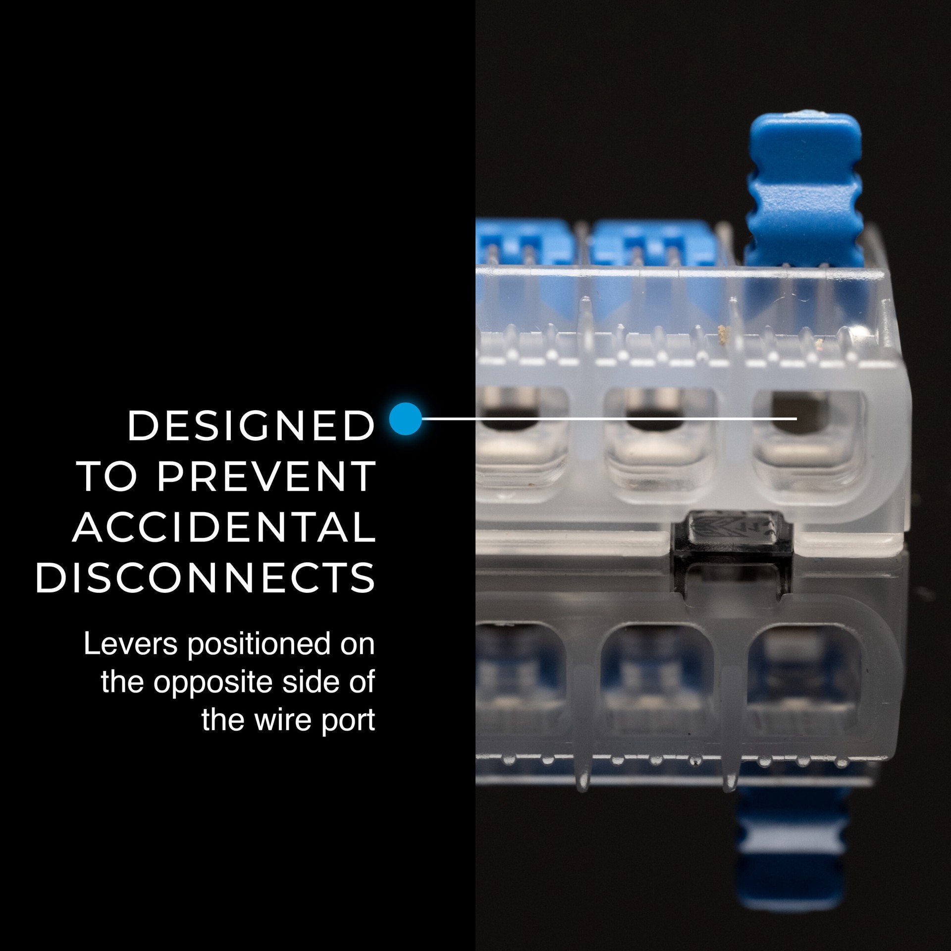 slide 3 of 6, IDEAL Lever Wire Connectors 3 Clear ( 10 -Pack ), 1 ct