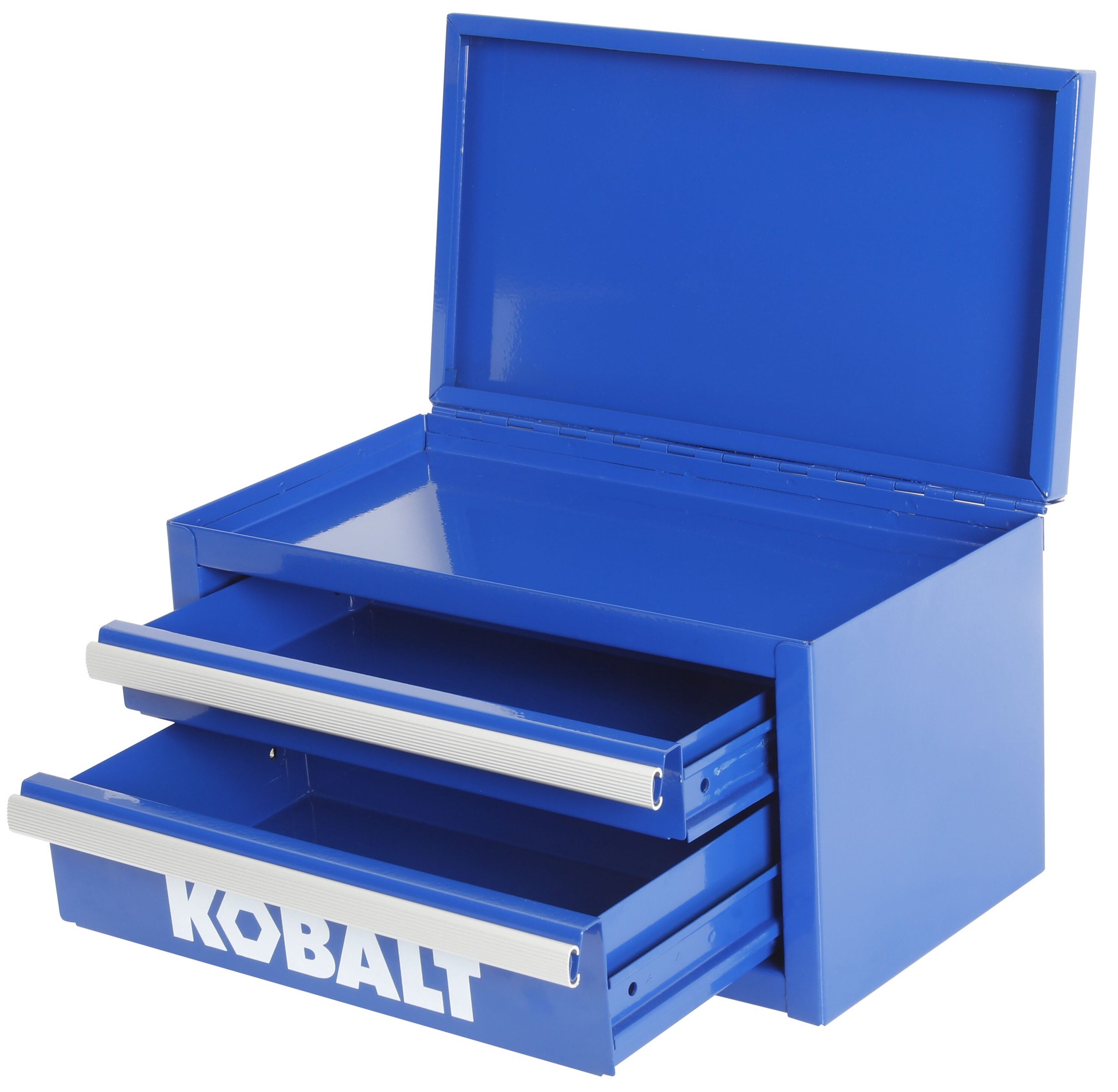 slide 2 of 6, Kobalt Portable Mini Toolbox 10.83-in W x 5.91-in H x 5.91-in D 2 -Drawer Blue Steel Tool Box, 1 ct
