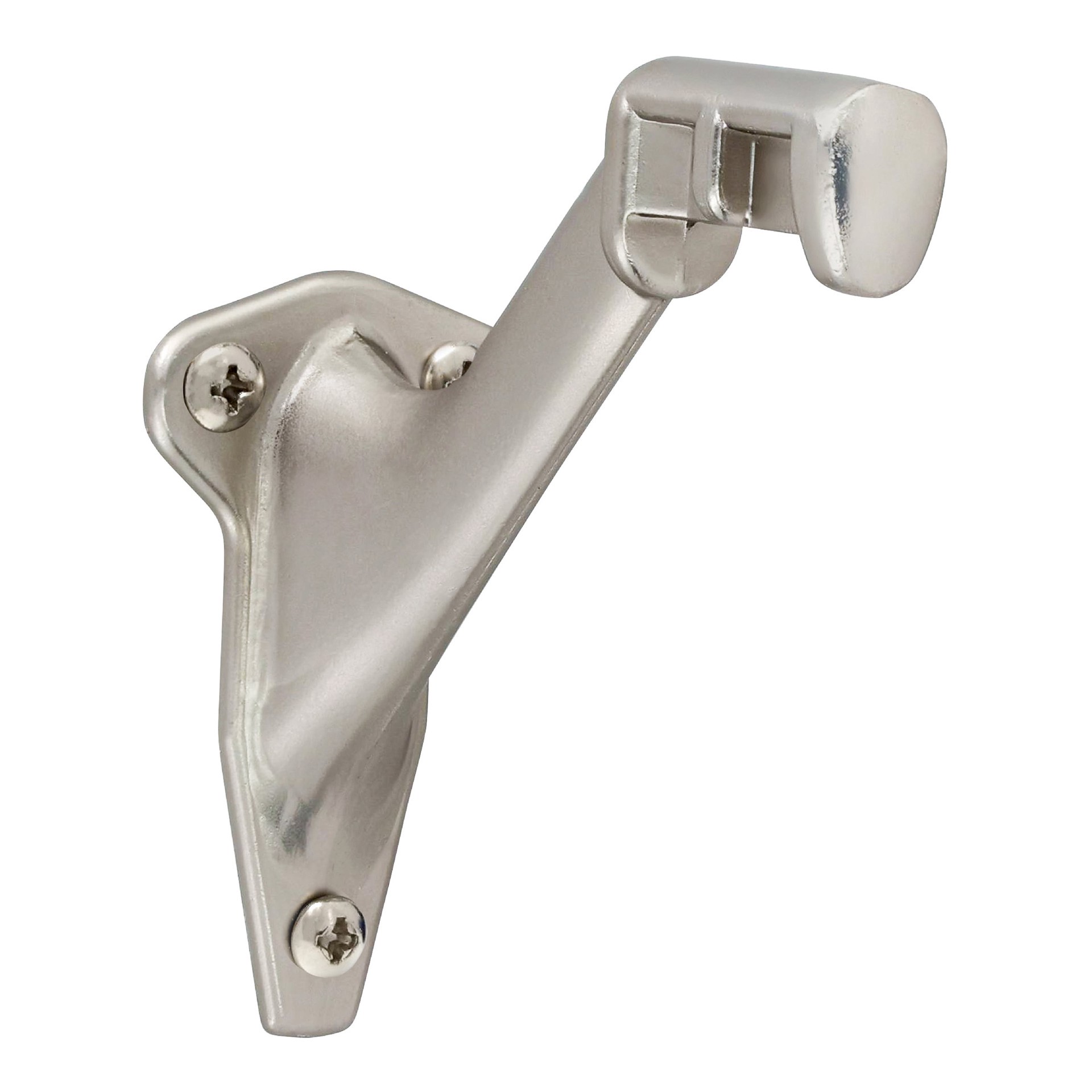 slide 2 of 6, RELIABILT 1.312-in x 3-in Satin Nickel Finished Aluminum Interior Handrail bracket, 1 ct