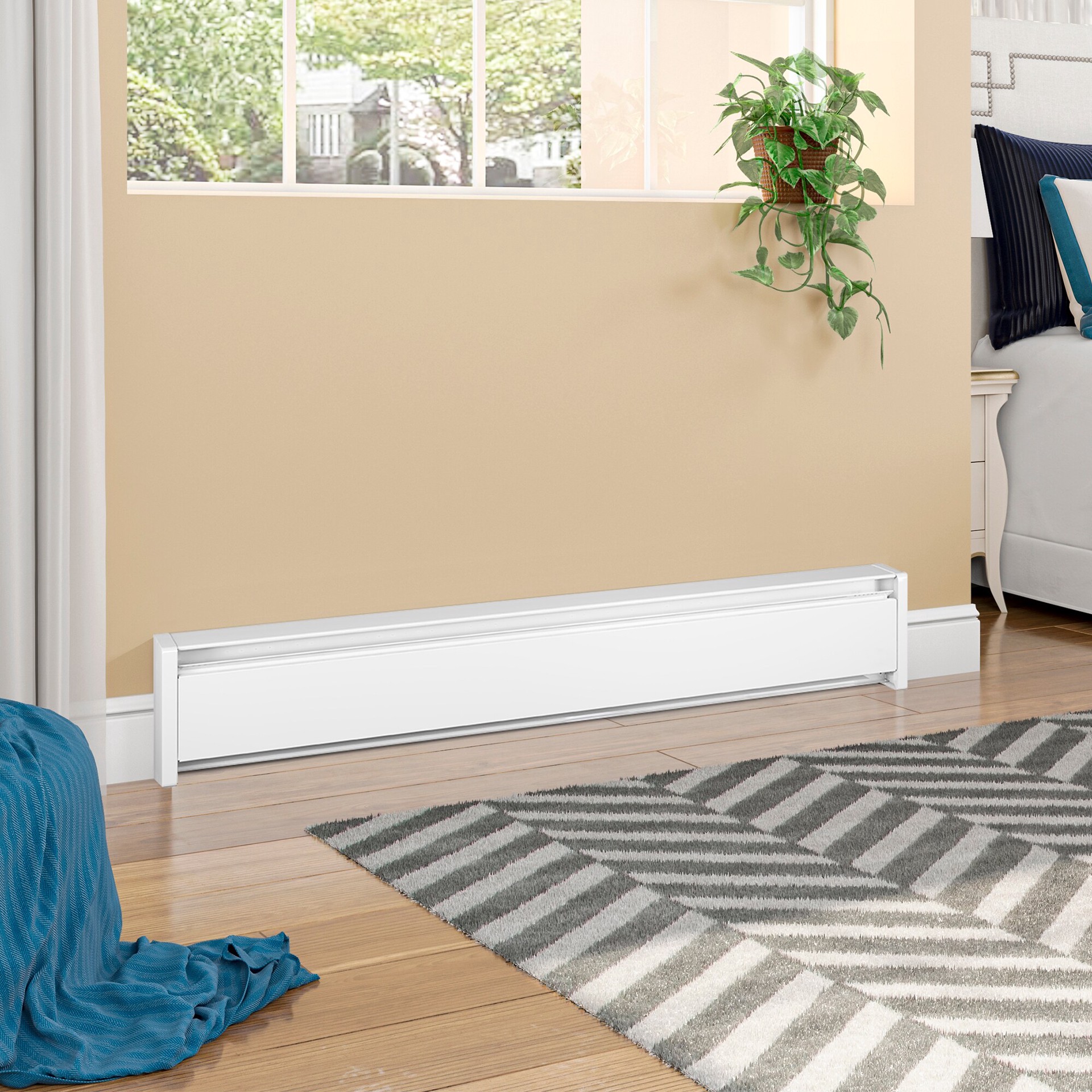 slide 6 of 6, Cadet 4.92-ft 3415 BTU Hydronic Baseboard Heater, 1 ct