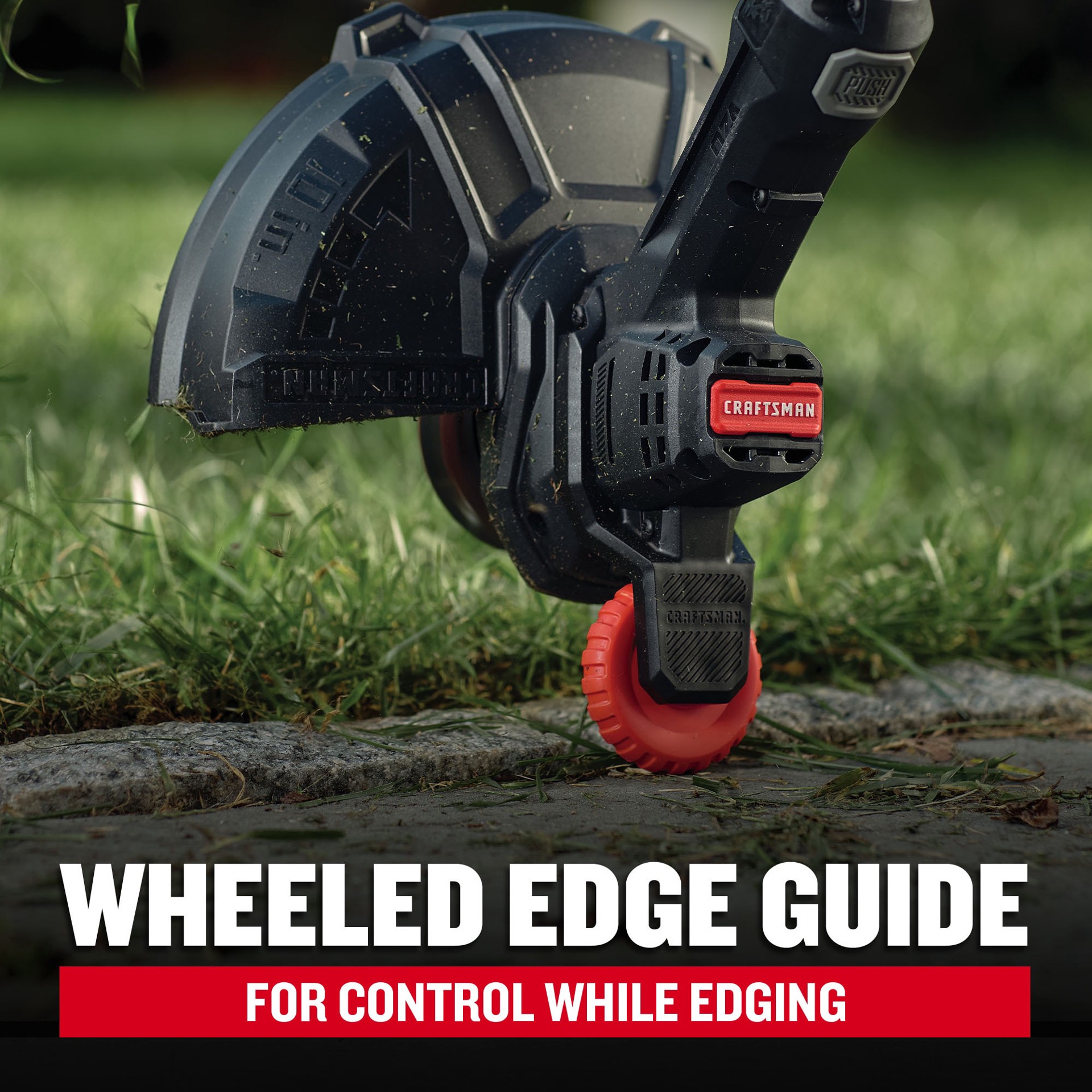 slide 6 of 6, CRAFTSMAN V20 20-volt max 10-in Straight Shaft Battery String Trimmer 2 Ah (Battery Included) (Charger Included), 1 ct