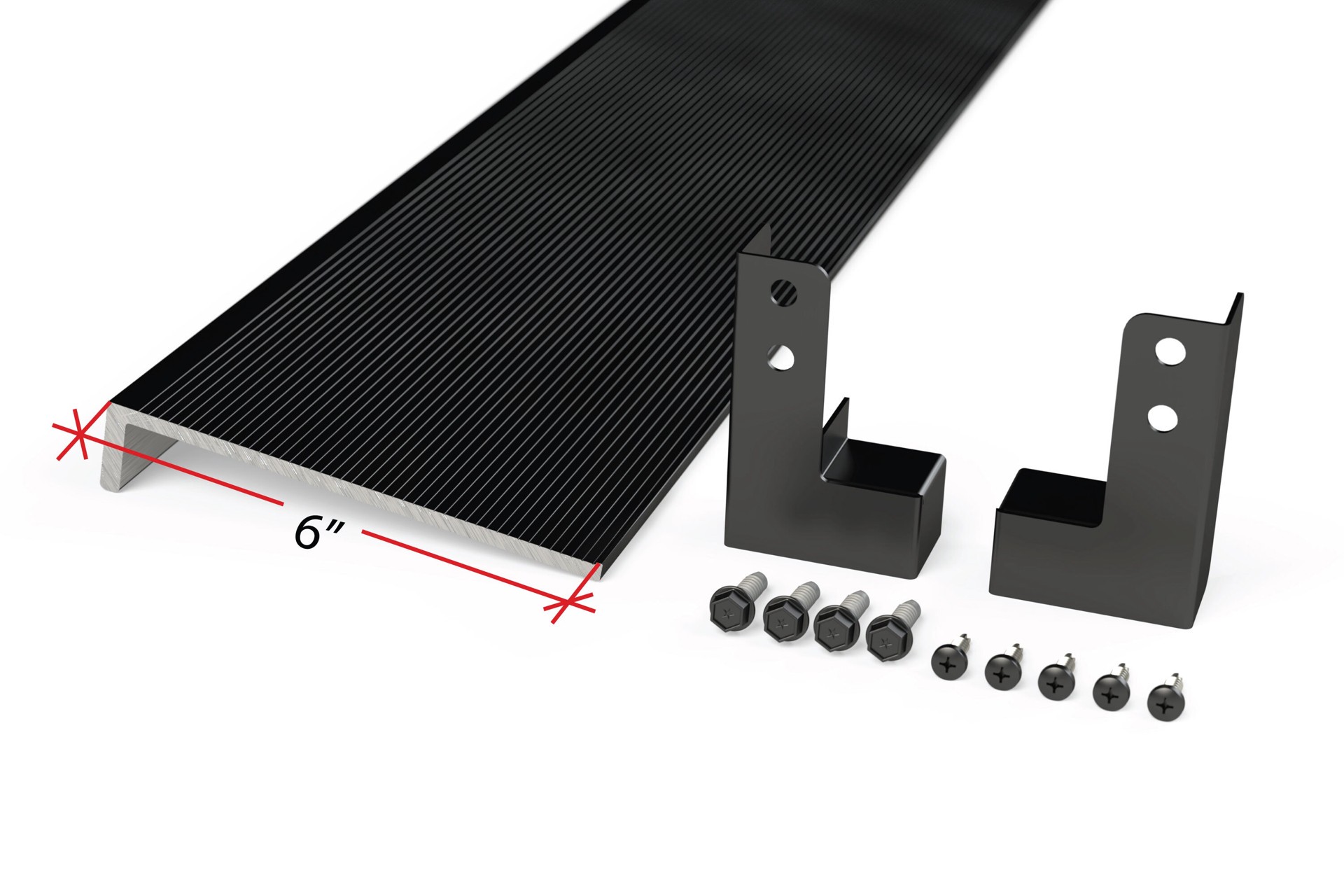 slide 1 of 1, RELIABILT 36-in x 6-in Aluminum/Steel Door threshold (Install with Screws), 1 ct