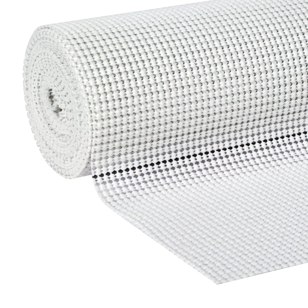 slide 4 of 6, Duck Select Grip EasyLiner 20-in x 15-ft White Shelf liner, 1 ct