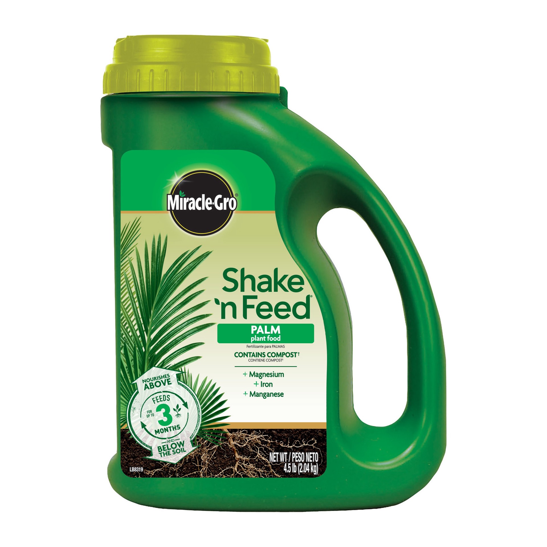 slide 1 of 6, Miracle-Gro Shake n' Feed Palm Plant 4.5-lb 8-8-8 Palm Trees Food, 1 ct