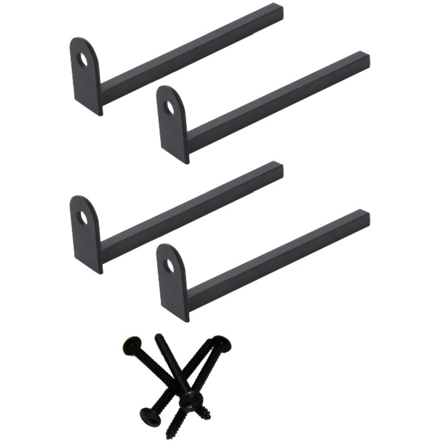 slide 1 of 1, RELIABILT Black Security bar mounting kit, 1 ct