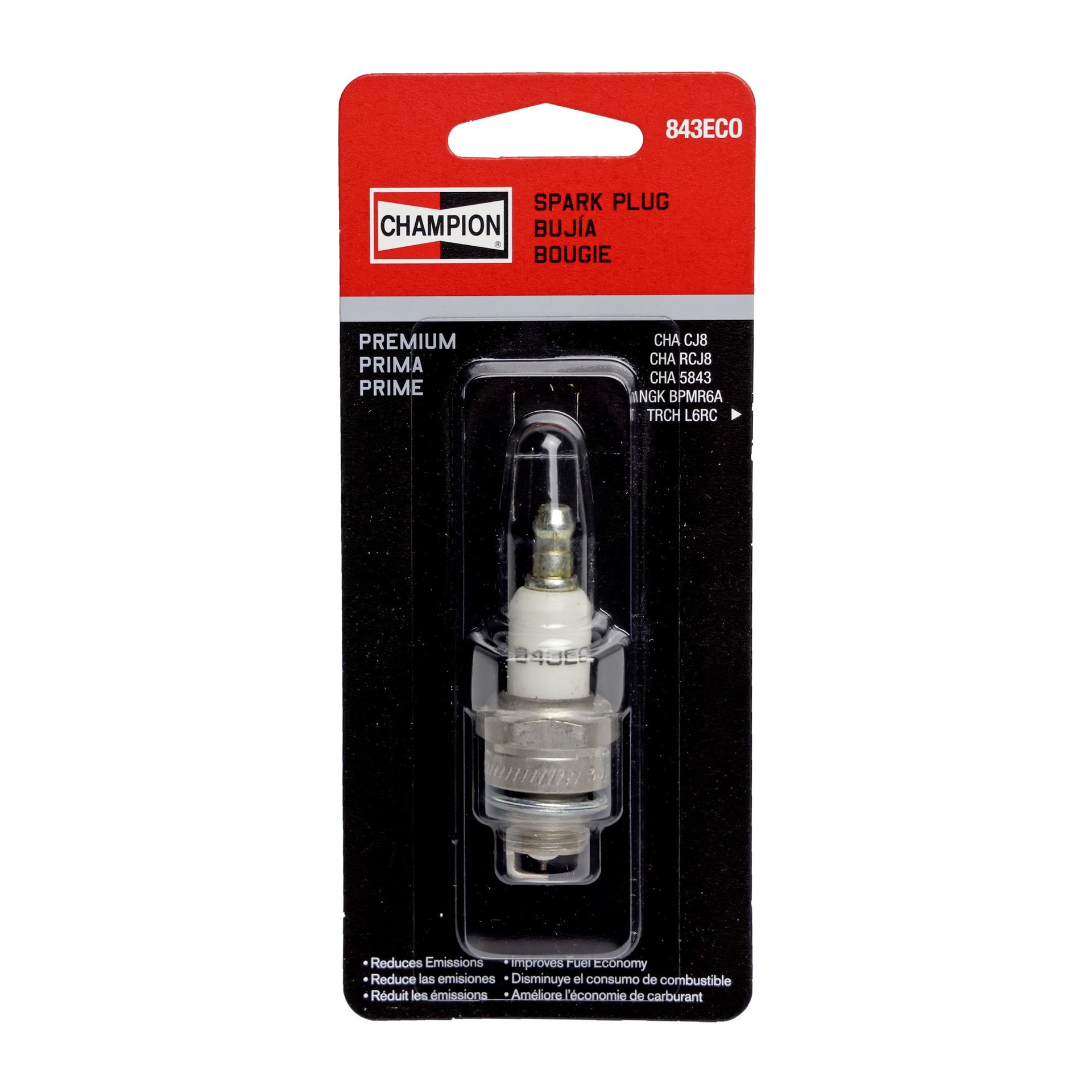 slide 1 of 4, CHAMPION 3/4-in 2-cycle engine and 4-cycle engine Spark plug, 1 ct
