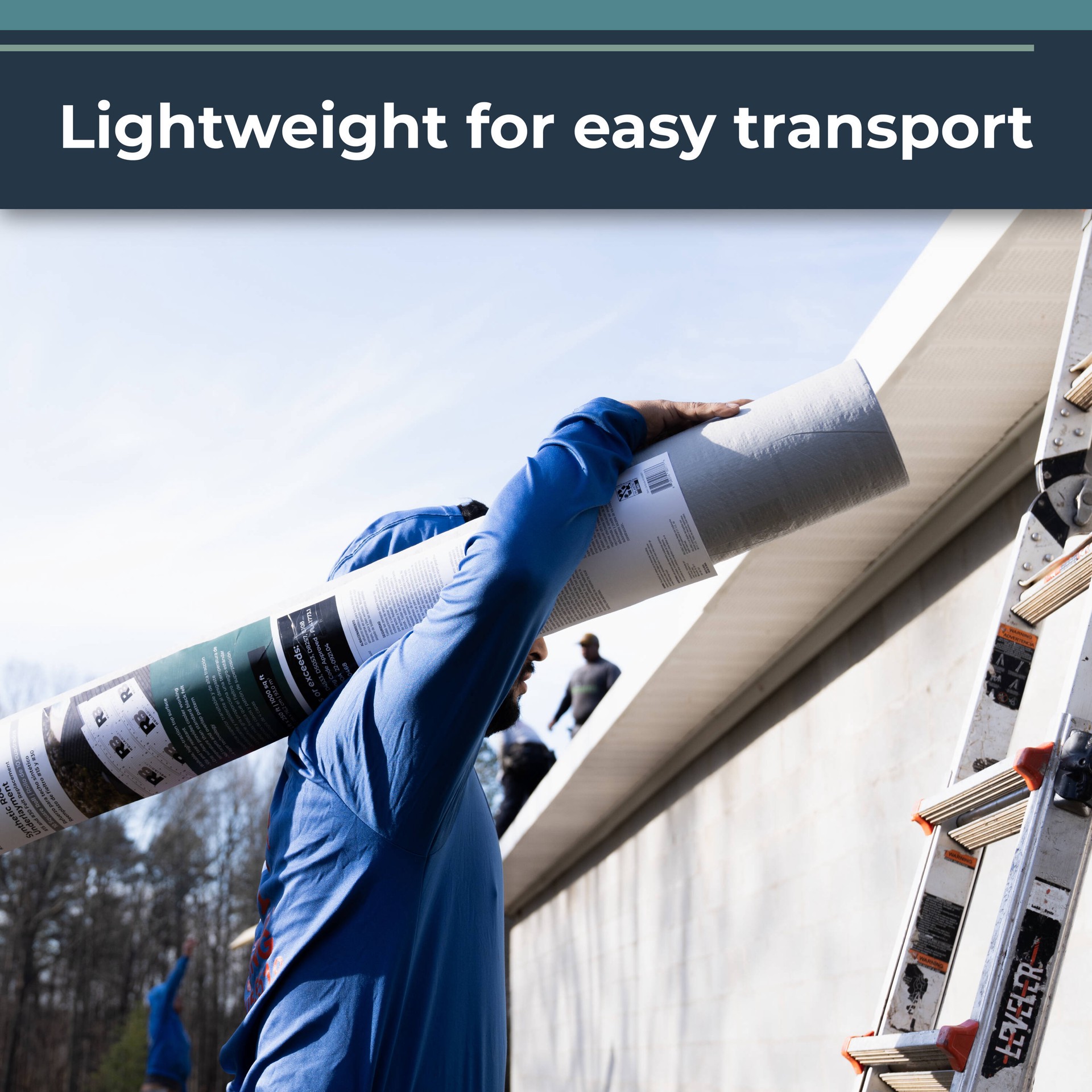 slide 5 of 6, RELIABILT 48-in x 250-ft 1000-sq ft Synthetic Roof Underlayment, 1 ct