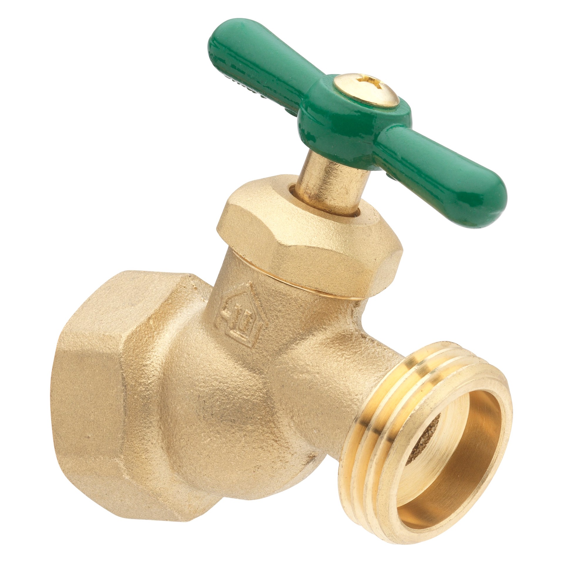 slide 4 of 4, RELIABILT 2-in L x 3/4-in FIP Brass Multi Turn Hose Bibb, 1 ct