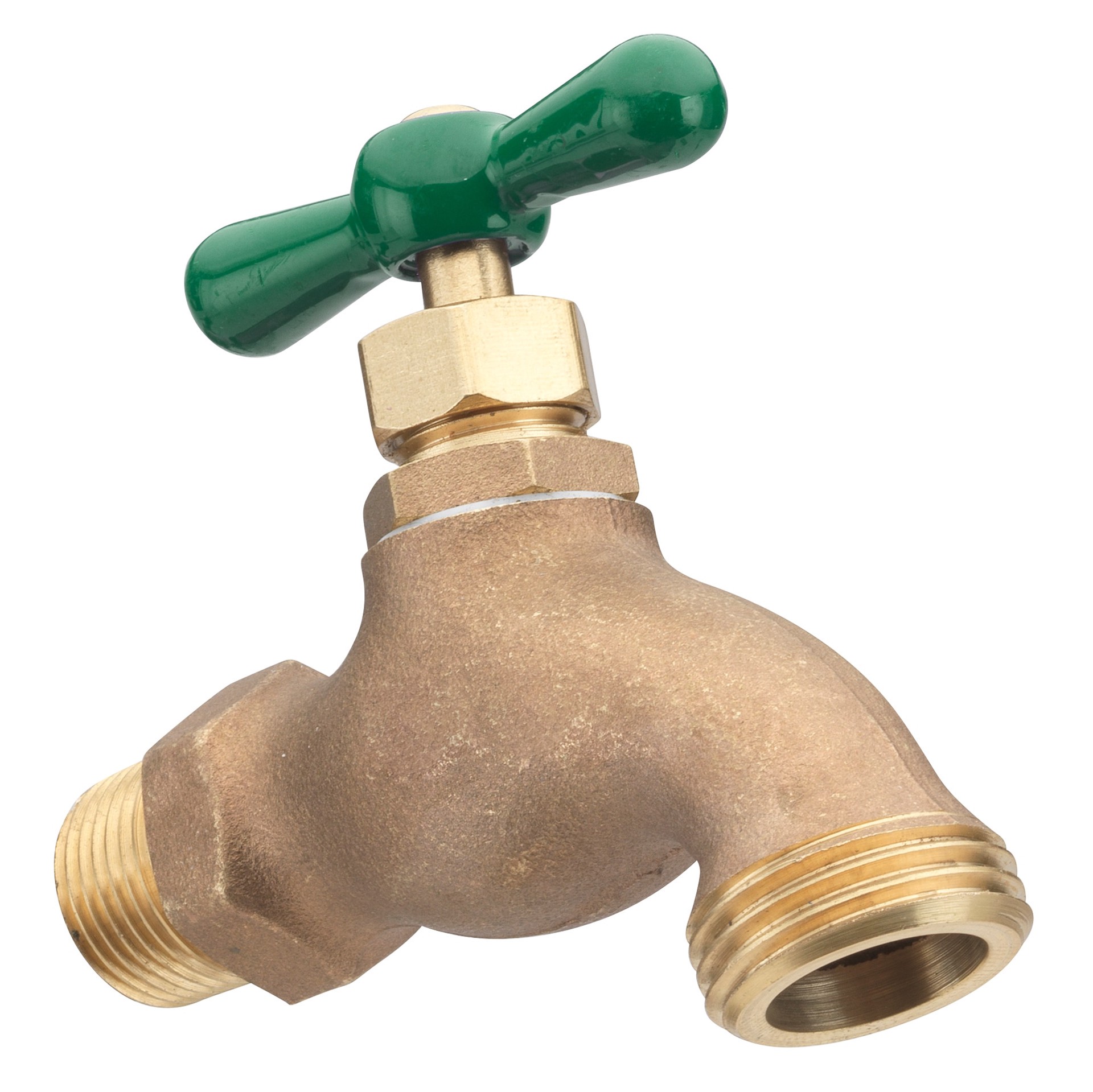 slide 2 of 4, RELIABILT 2-in L x 3/4-in MIP Brass Multi Turn Hose Bibb, 1 ct