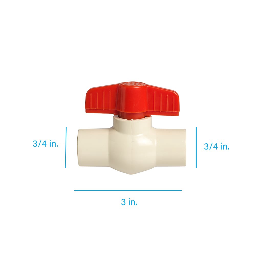 slide 3 of 6, RELIABILT 3/4-in CPVC Ball Valve, 1 ct