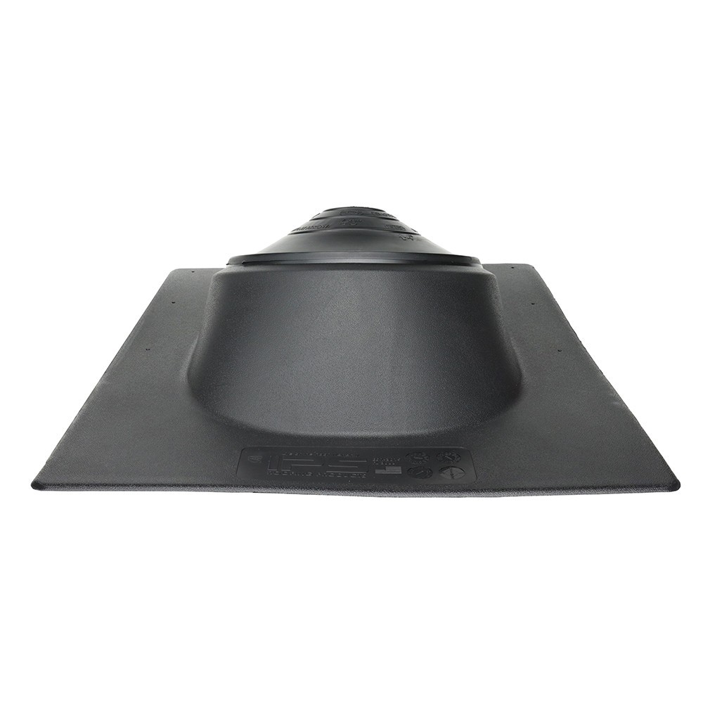 slide 5 of 6, IPS Roofing Products 4IN1 1-1/4-in to 4-in x 16-in PVC Vent and Pipe Flashing, 1 ct