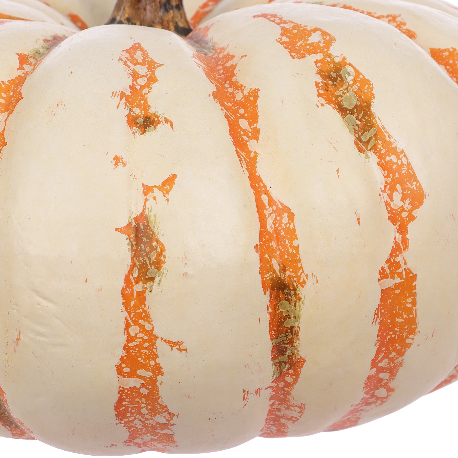 slide 4 of 6, Holiday Living Orange and White Foam Pumpkin, 1 ct