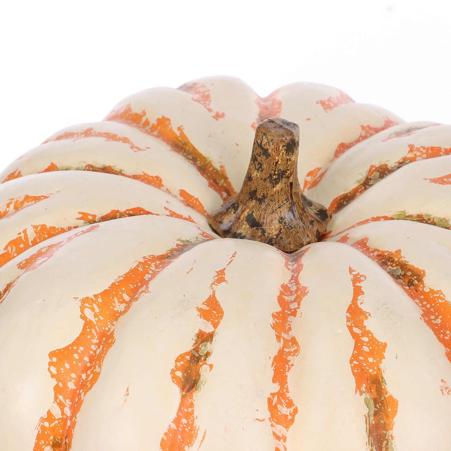 slide 5 of 6, Holiday Living Orange and White Foam Pumpkin, 1 ct