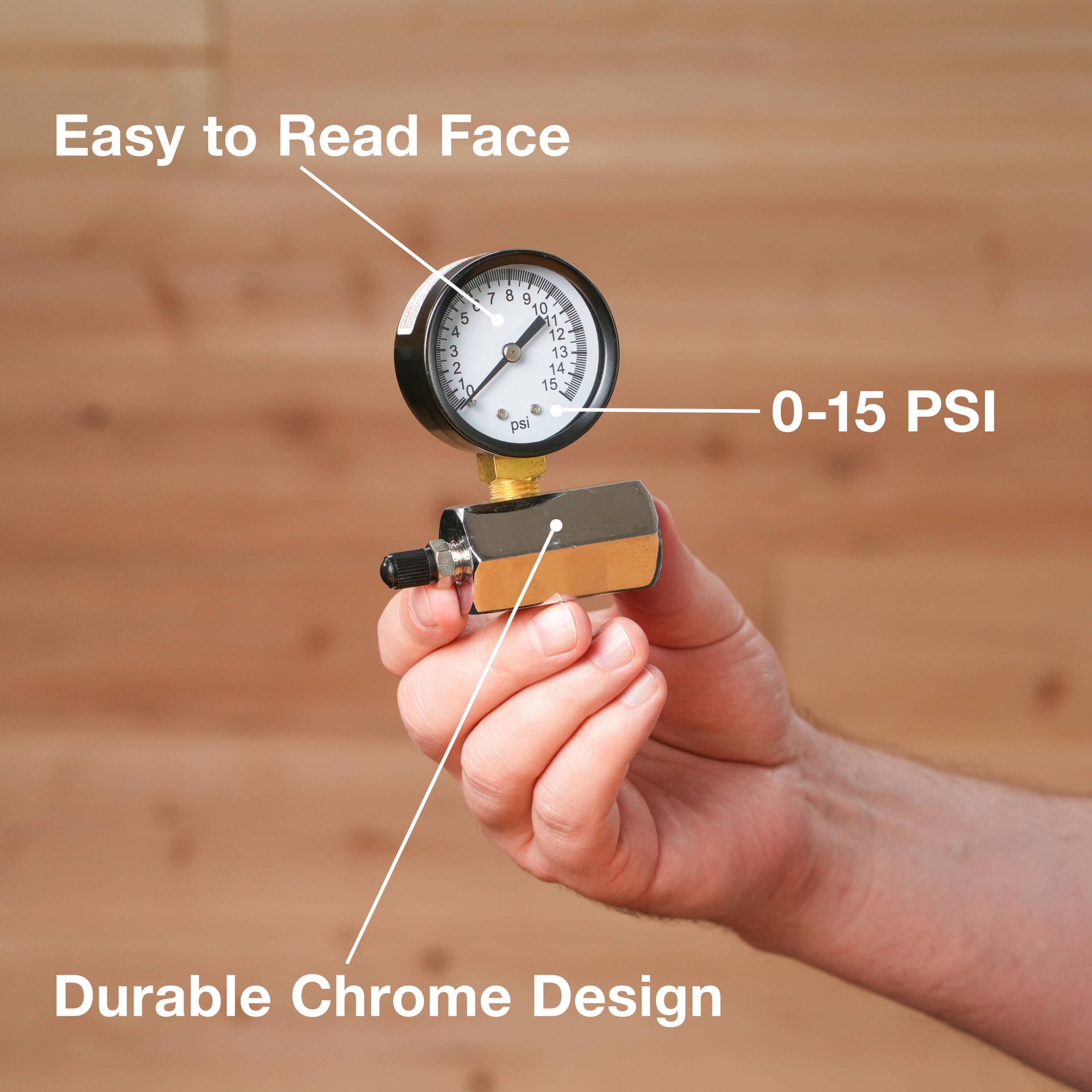 slide 5 of 6, Kobalt Air Test Gauge 3/4 inch Press tool, 1 ct