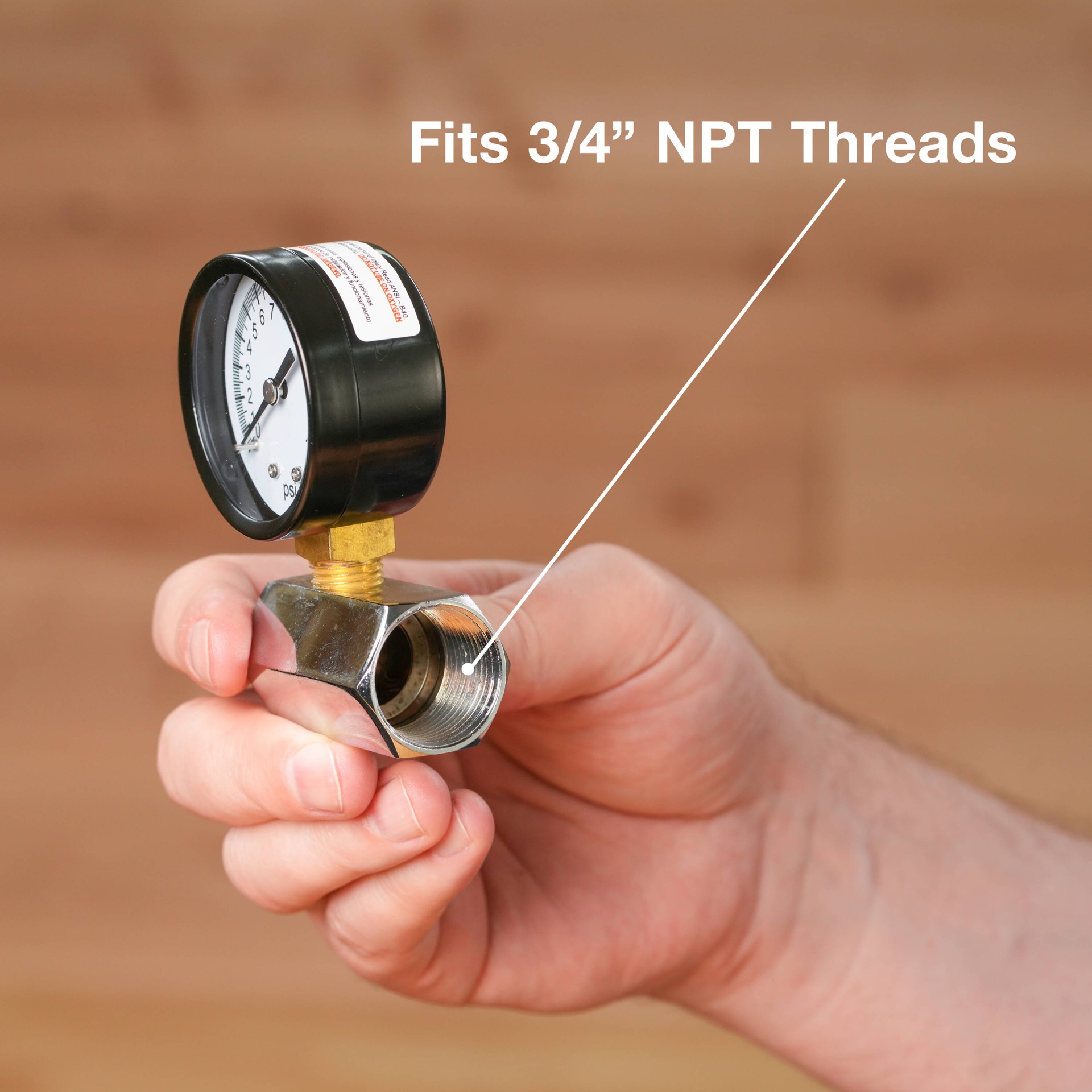 slide 6 of 6, Kobalt Air Test Gauge 3/4 inch Press tool, 1 ct