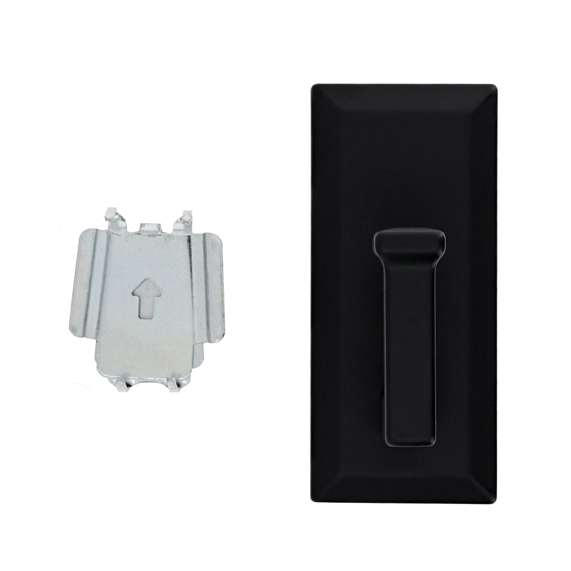 slide 3 of 6, High & Mighty 1 -Hook 1.75-in x 4-in H Matte Black Decorative Wall Hook ( 25-lb Capacity), 1 ct