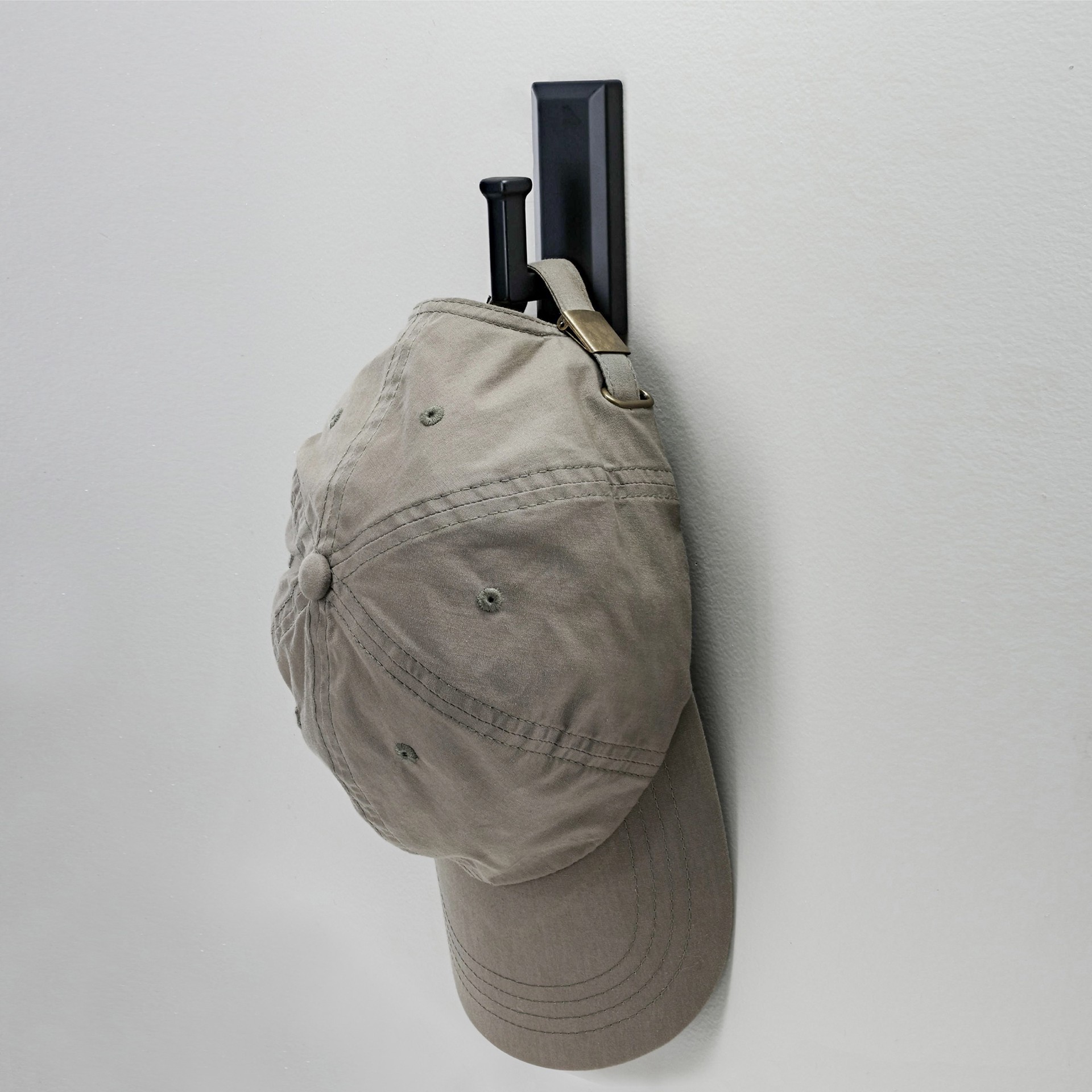 slide 6 of 6, High & Mighty 1 -Hook 1.75-in x 4-in H Matte Black Decorative Wall Hook ( 25-lb Capacity), 1 ct