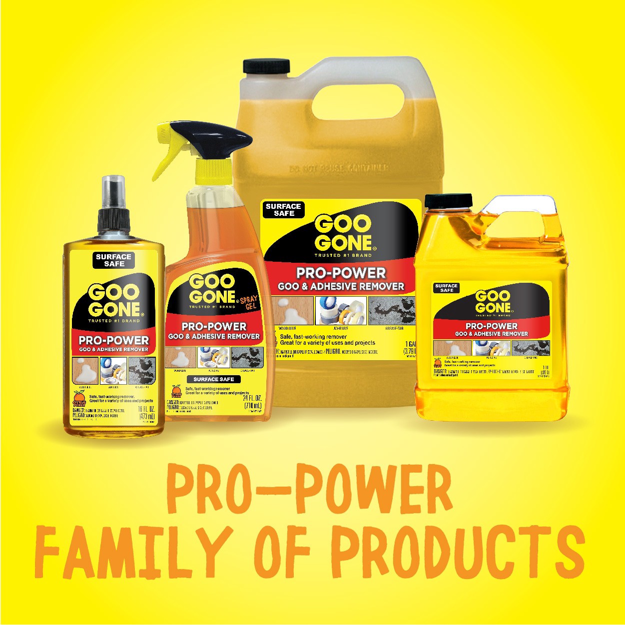 slide 6 of 6, Goo Gone Pro Power 16 Fluid ounce(s) Adhesive Remover, 1 ct