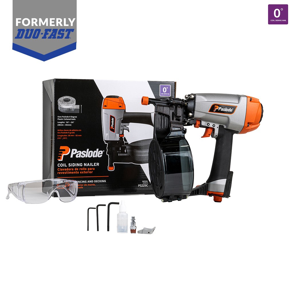 slide 4 of 5, Paslode 1-7/8-in Hot-dipped galvanized Ring Shank Plastic Collated Siding Nails 3600 -Per Box, 1 ct