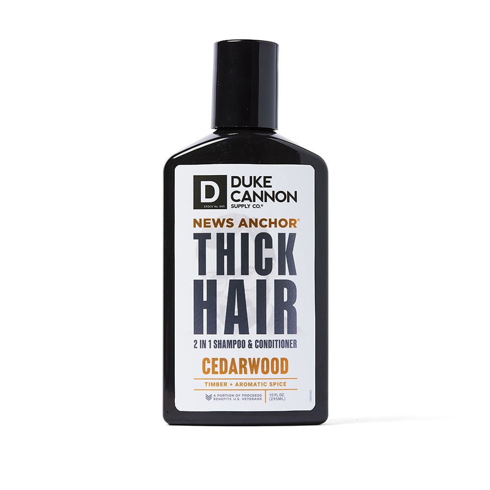 slide 1 of 4, Duke Cannon Supply Co. News Anchor Hair Wash 10-fl oz Tea Tree Antibacterial Hand Soap, 1 ct