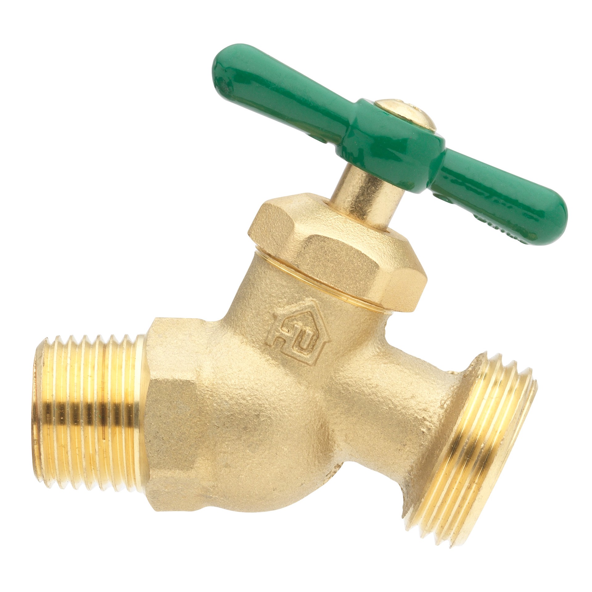 slide 2 of 2, RELIABILT 2-in L x 1/2-in MIP Brass Multi Turn Hose Bibb, 1 ct