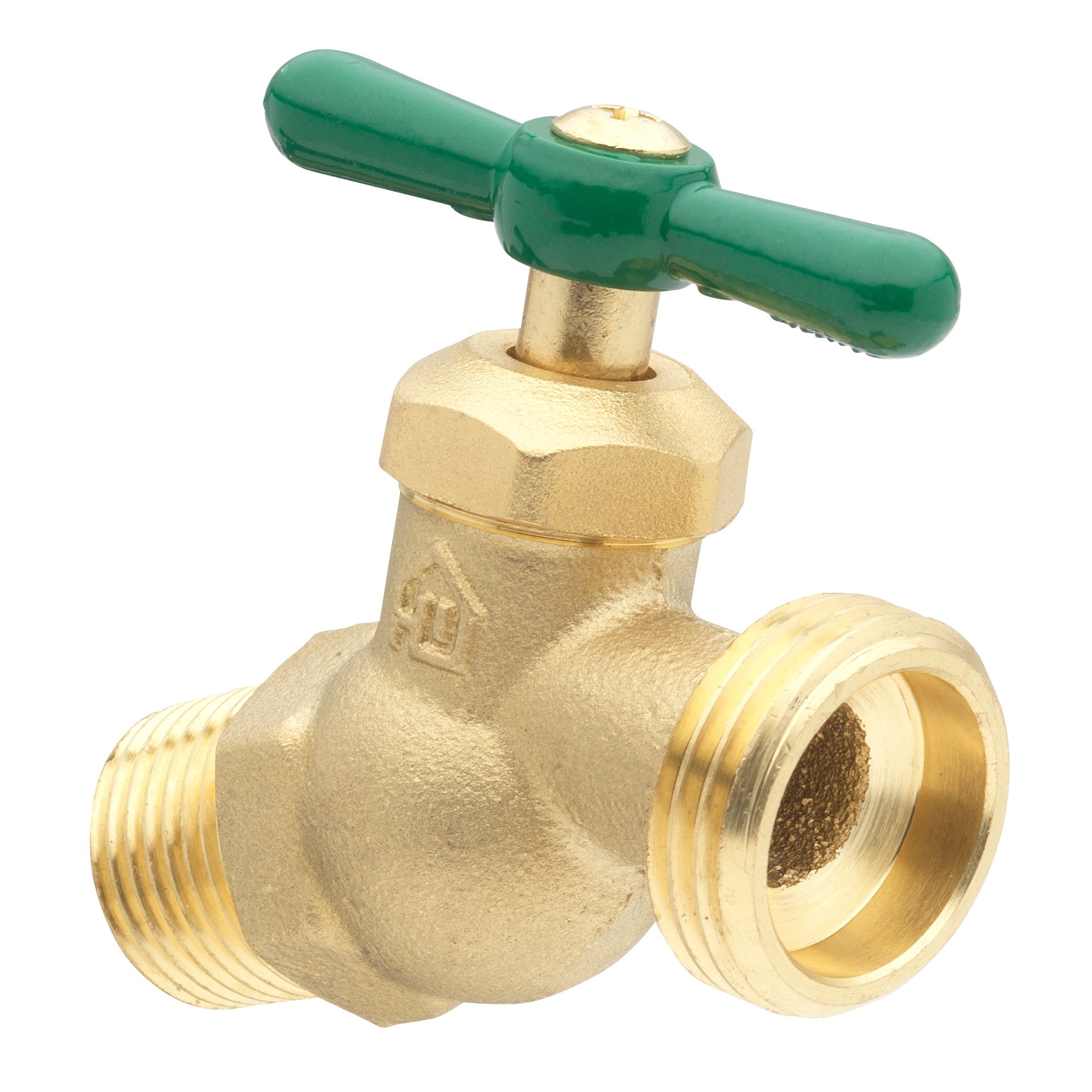 slide 1 of 2, RELIABILT 2-in L x 1/2-in MIP Brass Multi Turn Hose Bibb, 1 ct