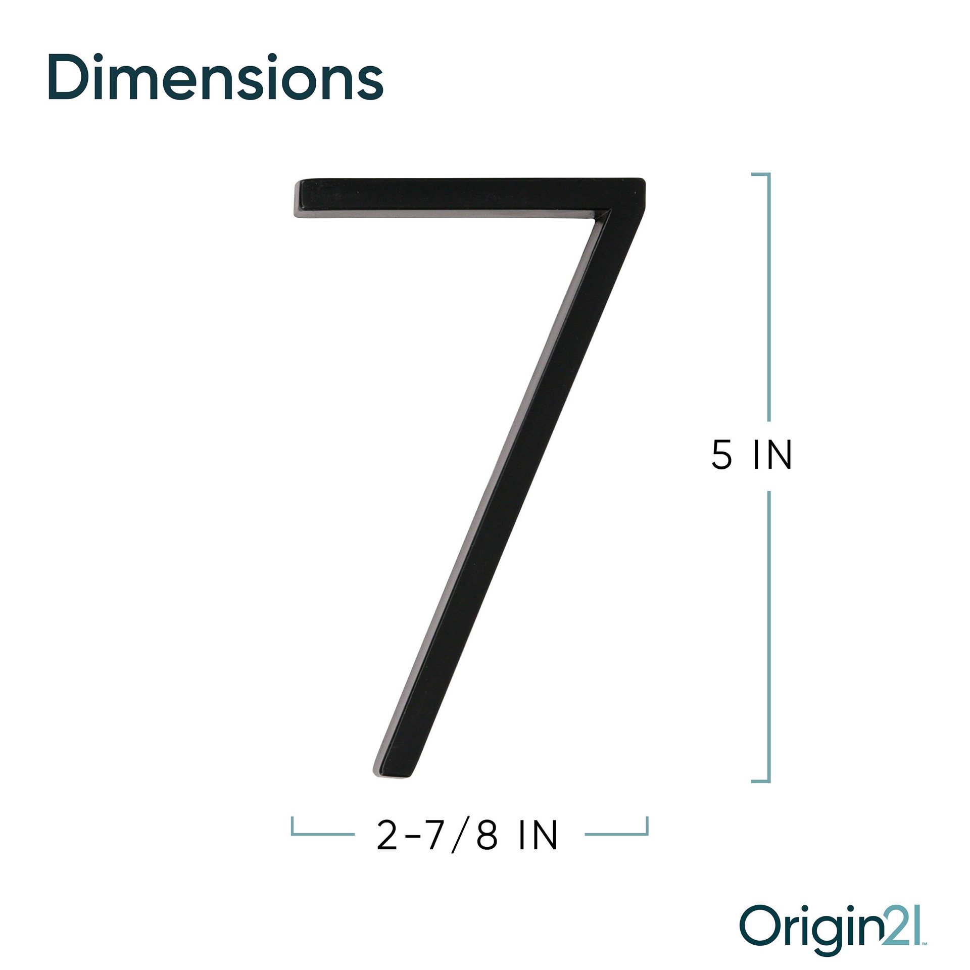 slide 3 of 6, Origin 21 Axel Park 5-in Black Number 7, 1 ct