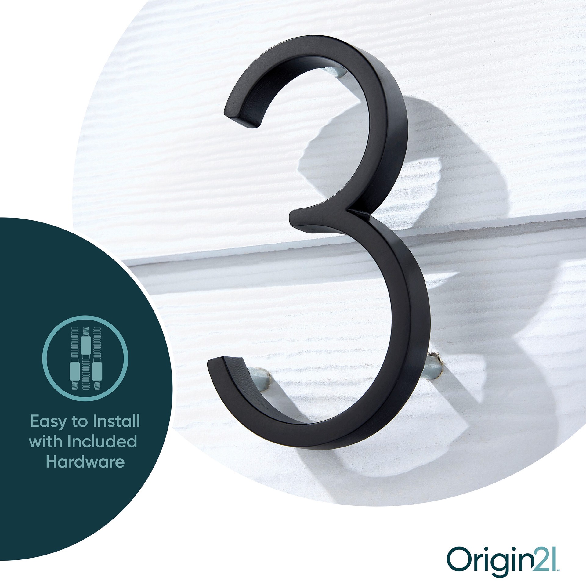 slide 4 of 6, Origin 21 Axel Park 5-in Black Number 3, 1 ct