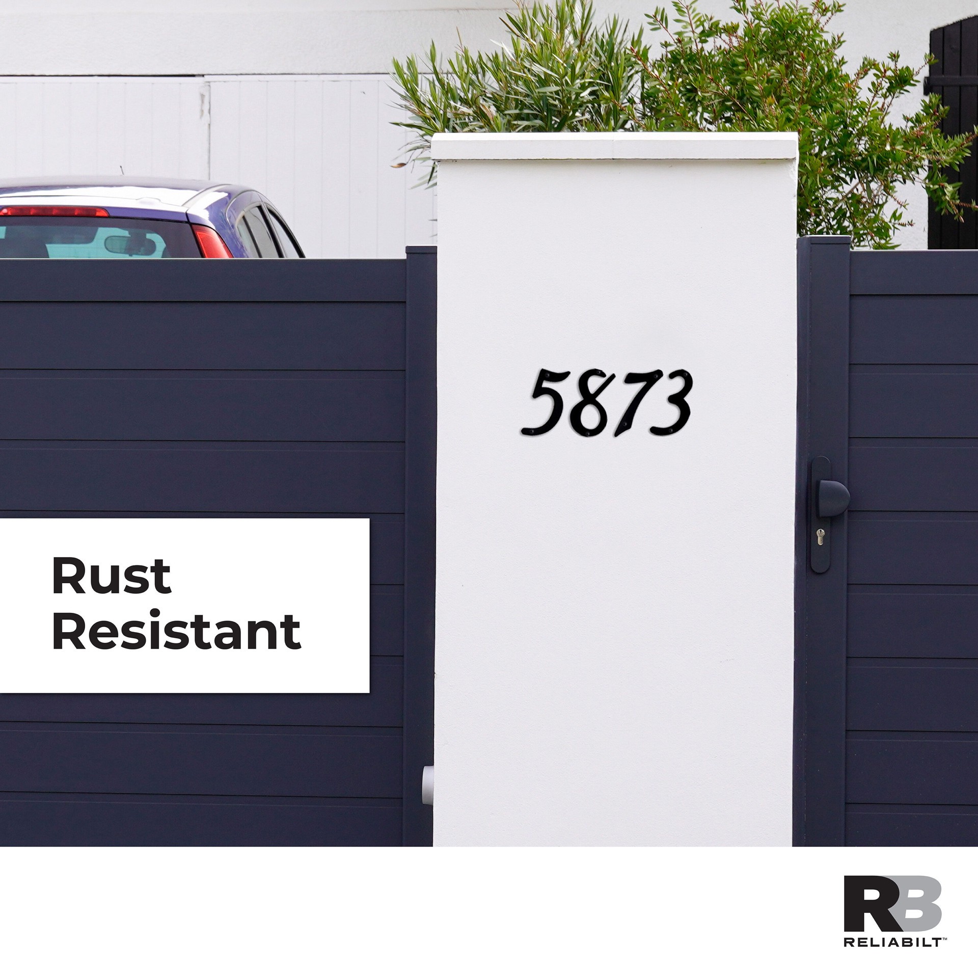 slide 4 of 6, RELIABILT 4-in Black Number 2, 1 ct