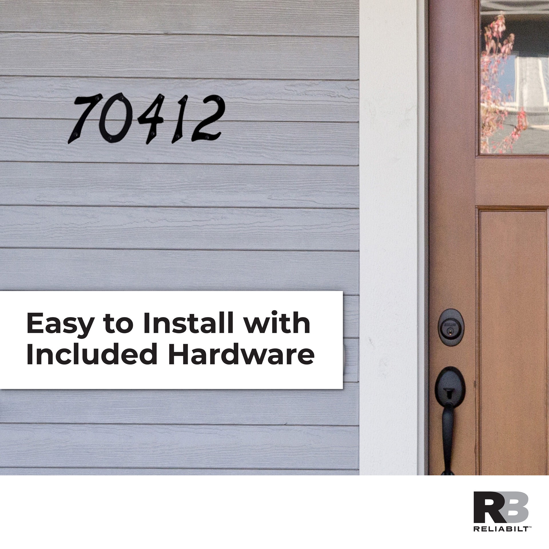 slide 6 of 6, RELIABILT 4-in Black Number 2, 1 ct