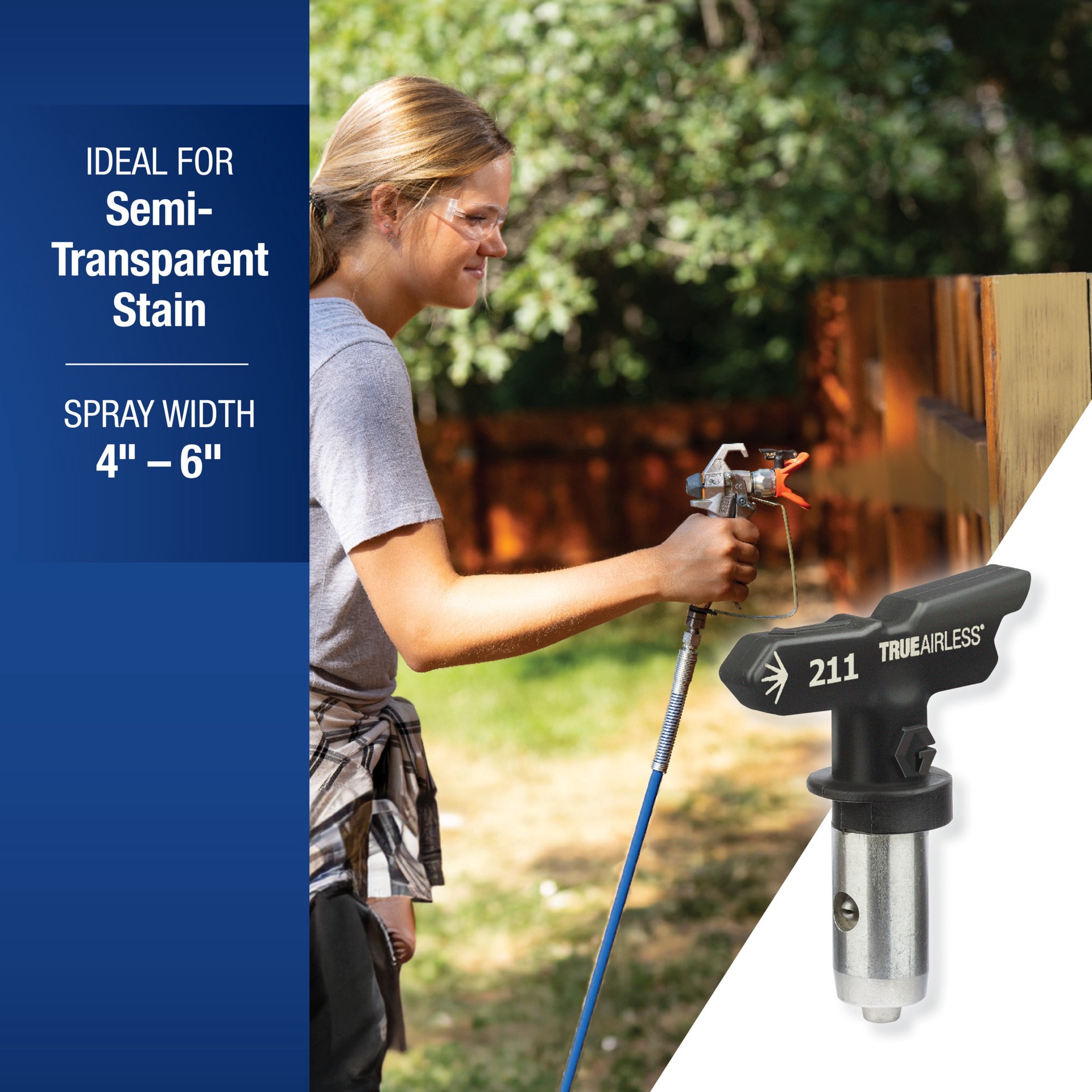 slide 2 of 6, Graco TrueAirless 211 0.011-in Hole 0.65-in Length Paint sprayer tip, 1 ct