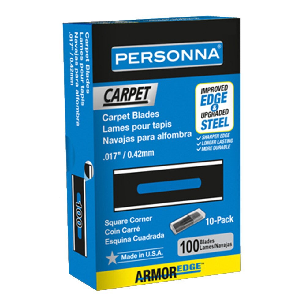 slide 1 of 3, PERSONNA Carpet 3/4-in Carbon steel Carpet Utility Razor Blade ( 100 -Pack ), 1 ct