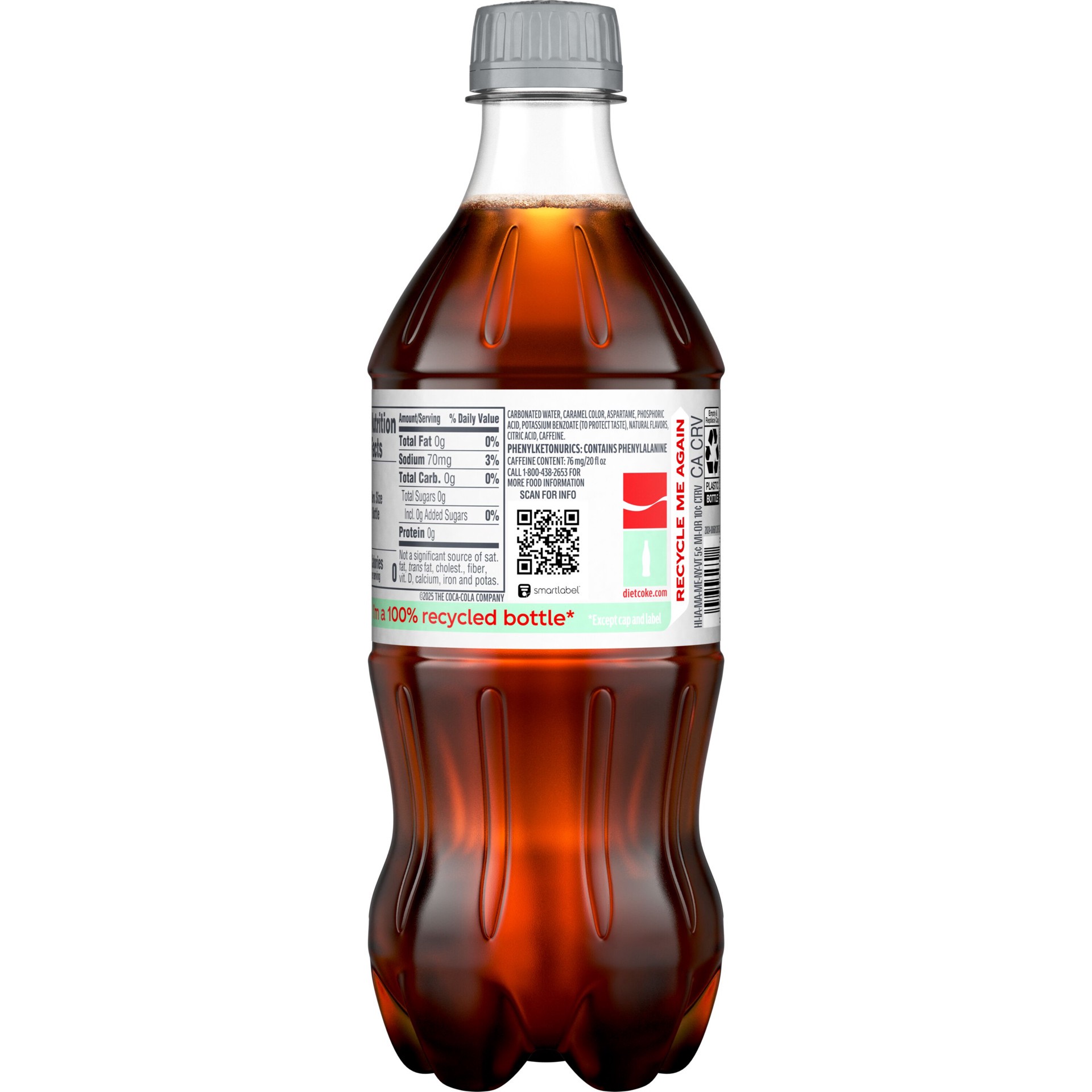 slide 2 of 4, Diet Coke 20 - fl oz Diet Coke Soft Drink, 1 ct