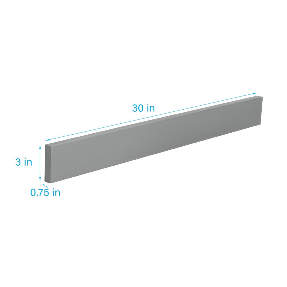 slide 3 of 6, RELIABILT Overlake Cabinet Fill Strip 3-in W x 30-in H x 0.75-in D Gray Painted, 1 ct