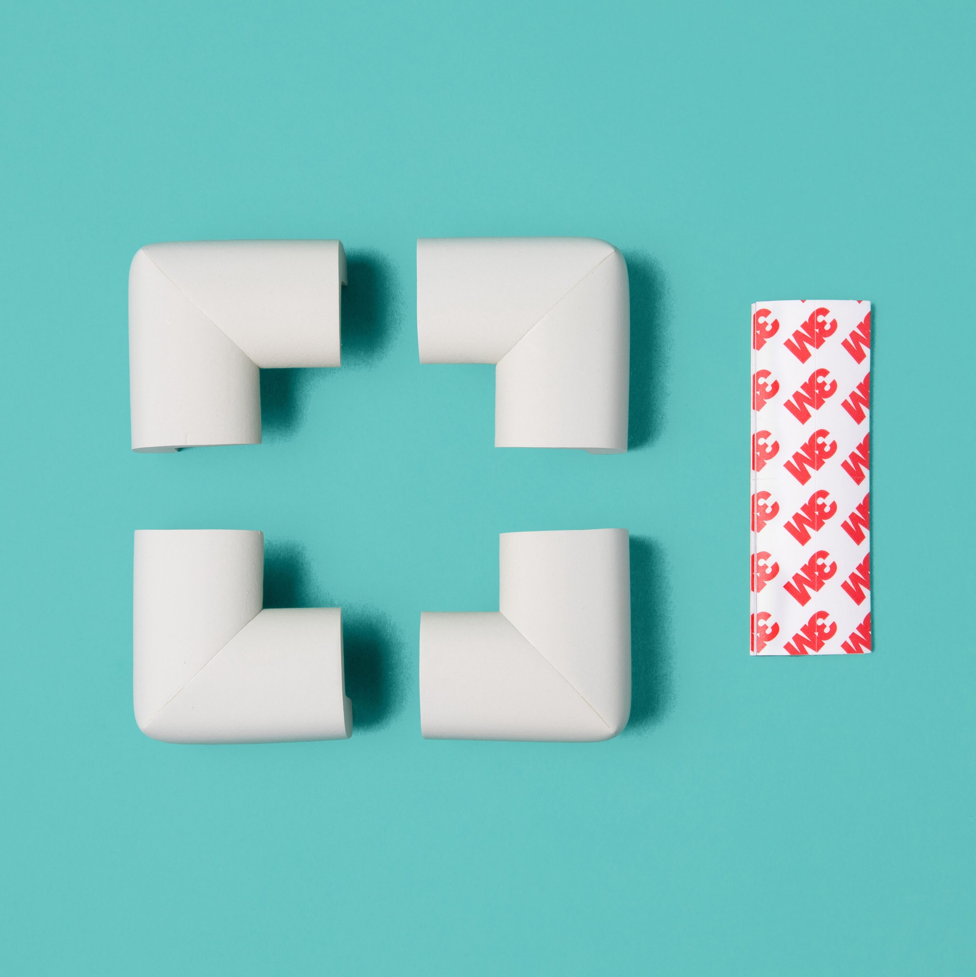 slide 2 of 6, Regalo Home Safety Large Gray Corner cushion 4 -Pack, 1 ct