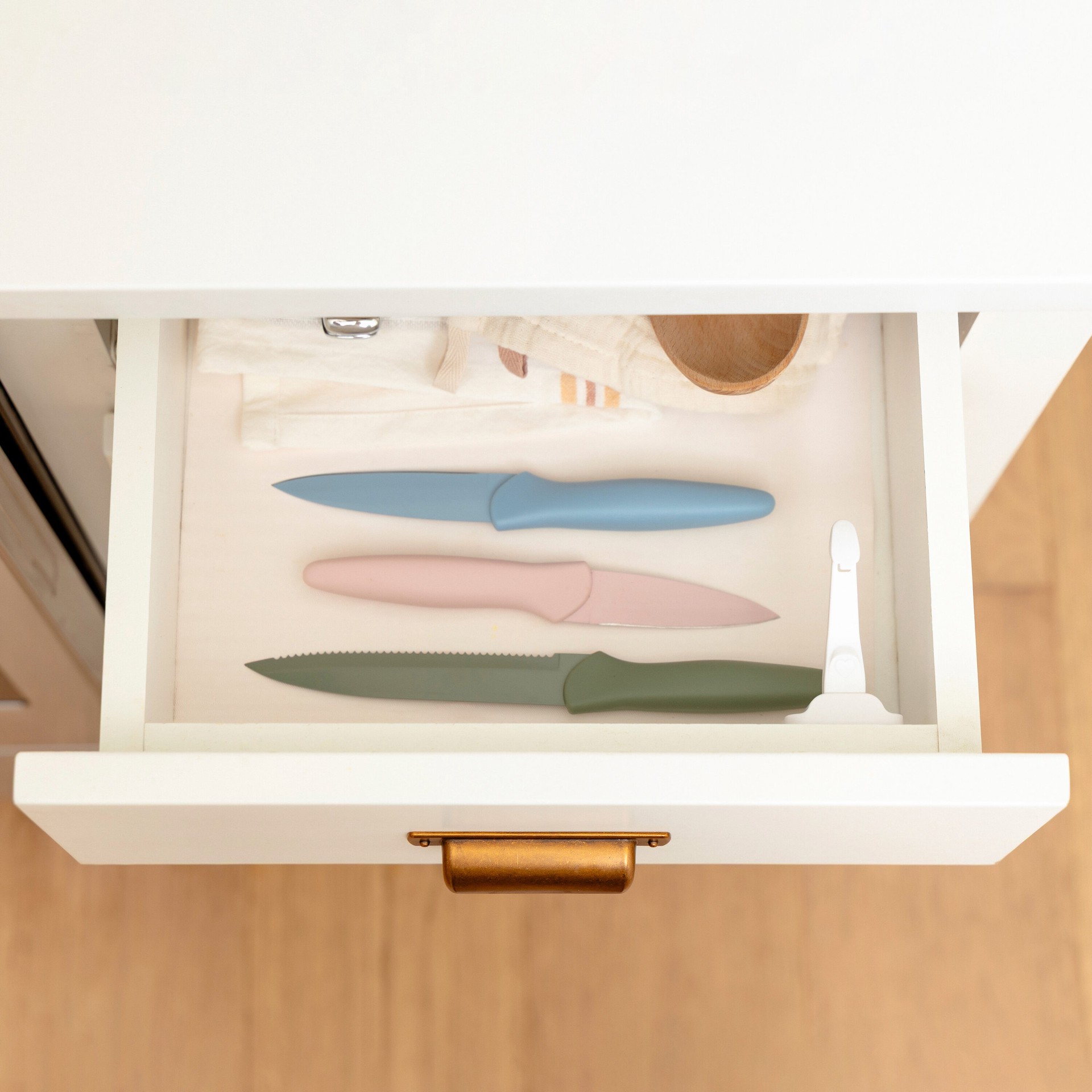 slide 6 of 6, Regalo Home Safety White Cabinet locks 12 -Pack, 1 ct