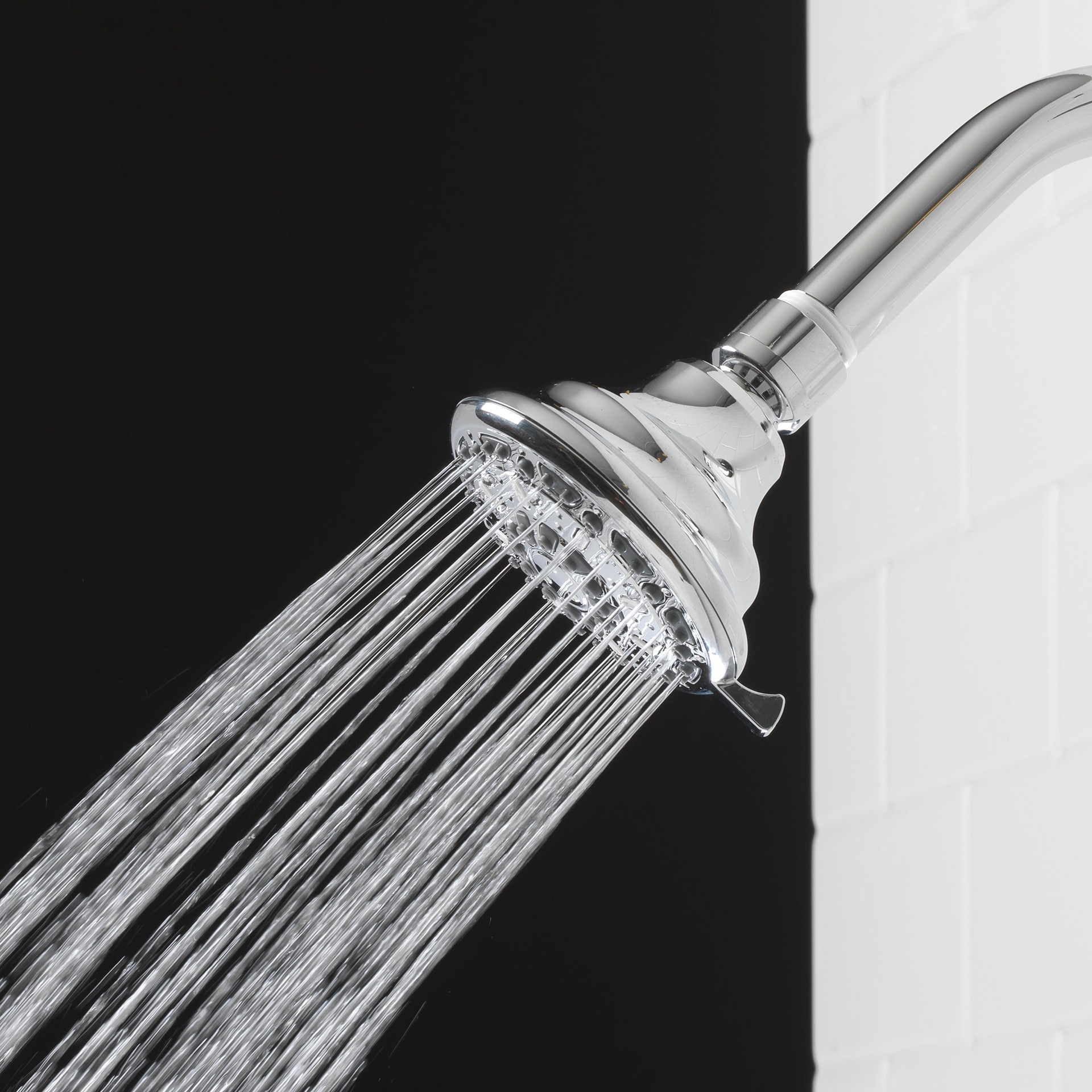 slide 3 of 5, Project Source 3 -Spray Chrome 3-in Round Shower Head 1.8 GPM, 1 ct