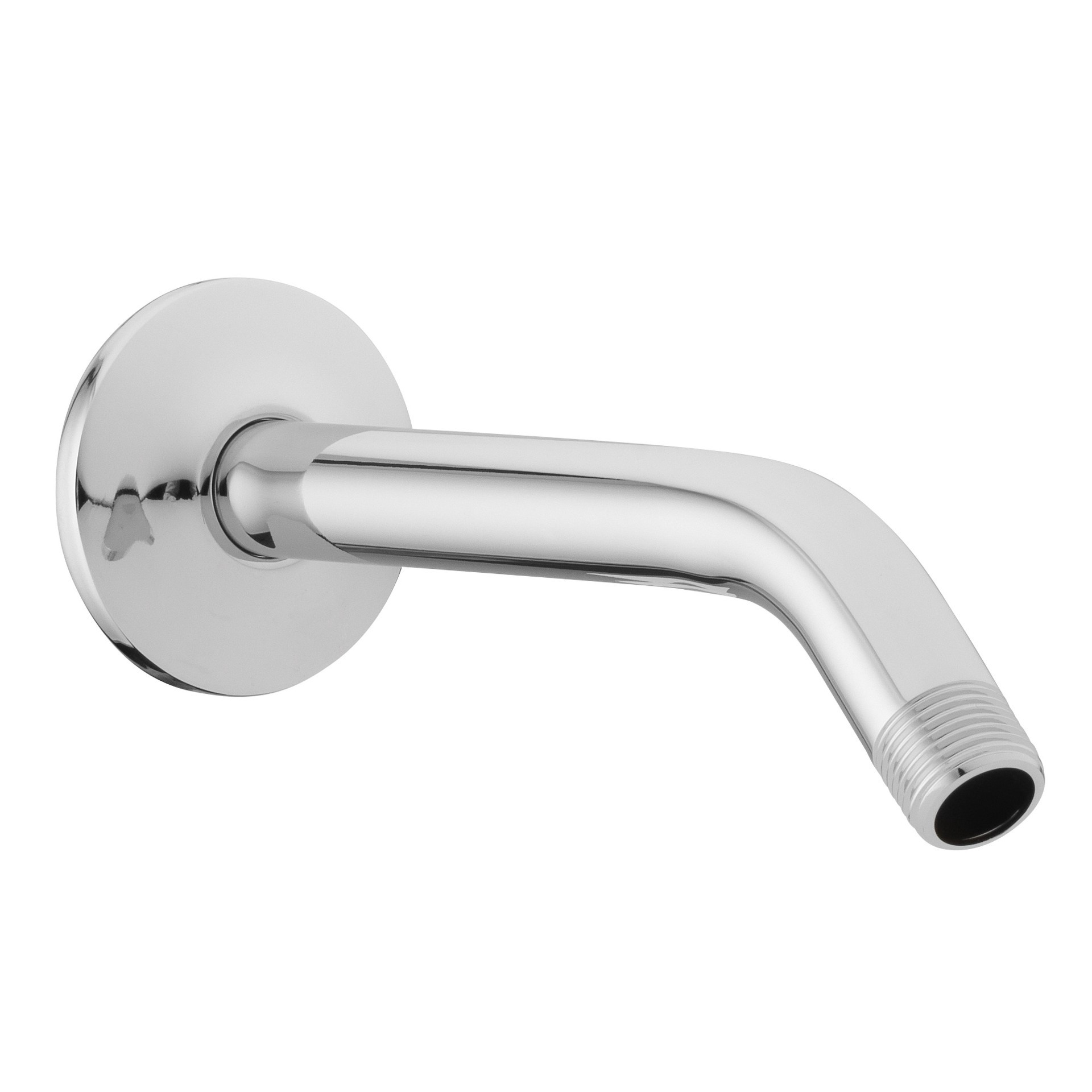 slide 2 of 5, Project Source Chrome 8-in Universal Shower Shower arm and flange 0.5-in -ID, 1 ct