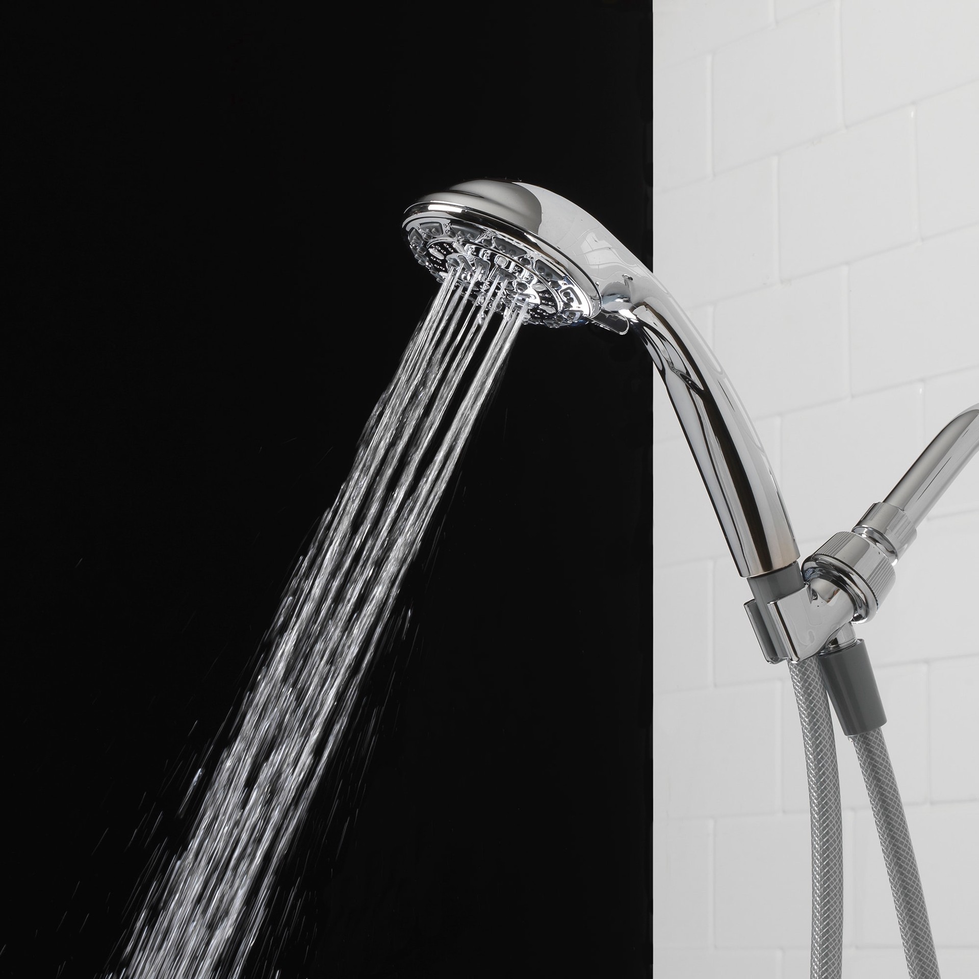 slide 3 of 6, Project Source 6 -Spray Chrome 3.5-in Round Handheld Shower Head 1.8 GPM, 1 ct