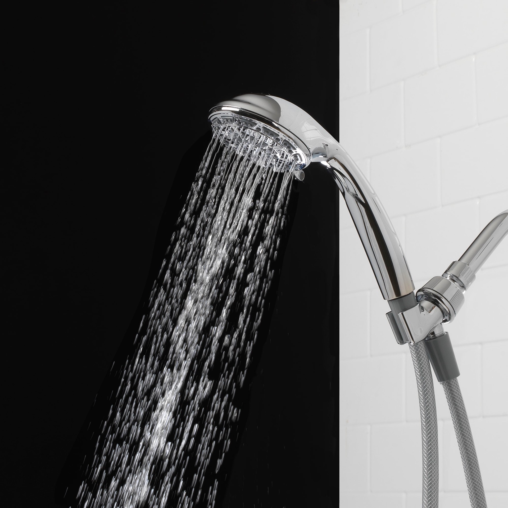 slide 6 of 6, Project Source 6 -Spray Chrome 3.5-in Round Handheld Shower Head 1.8 GPM, 1 ct