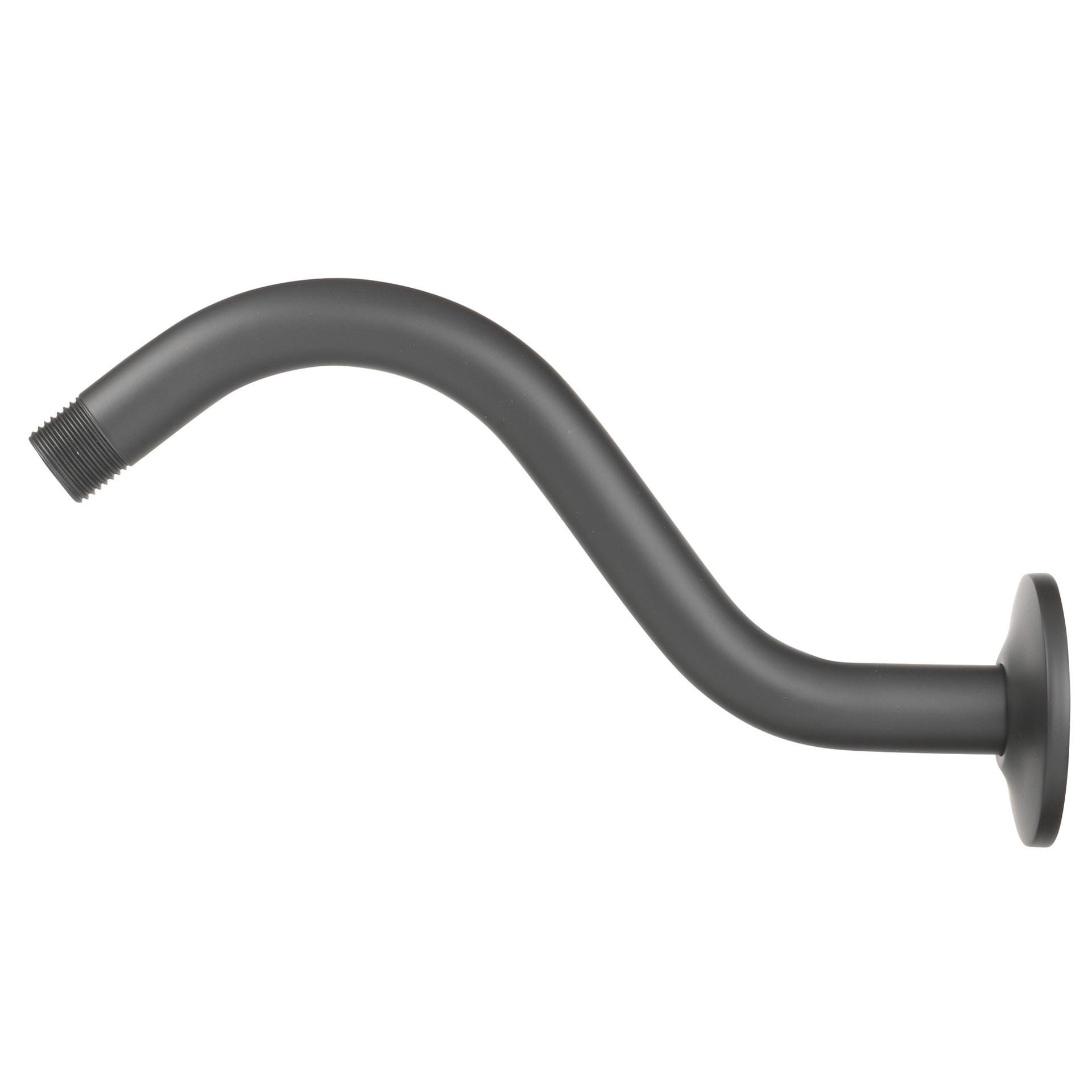 slide 3 of 5, Project Source Matte 9.25-in Universal Shower Shower arm and flange 0.5-in -ID, 1 ct