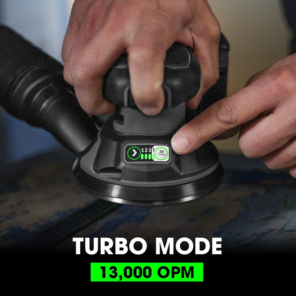 slide 3 of 6, FLEX 24-Volt Brushless Variable Speed Random orbital Cordless Sander with Dust Management (Battery Not Included), 1 ct