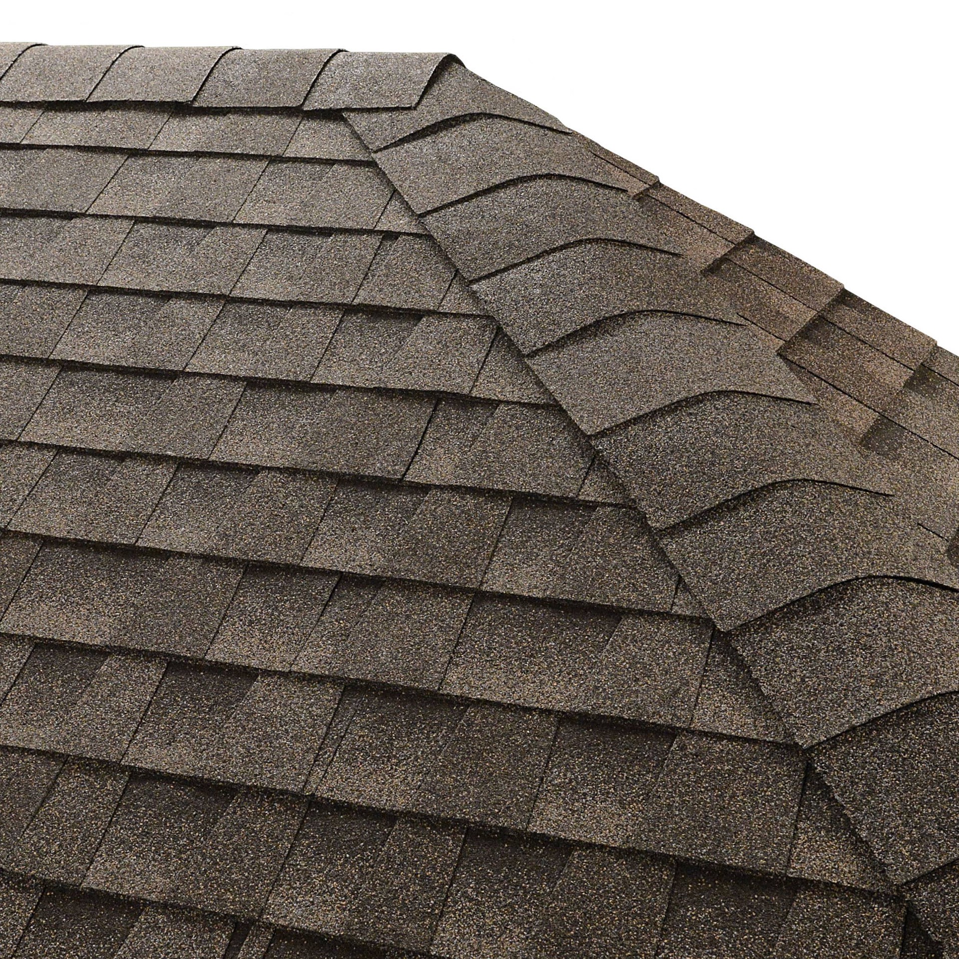 slide 1 of 6, GAF Seal-A-Ridge Mission Brown Algae Resistant Hip Ridge Roof Shingles ( 25-lin ft per Bundle ), 1 ct