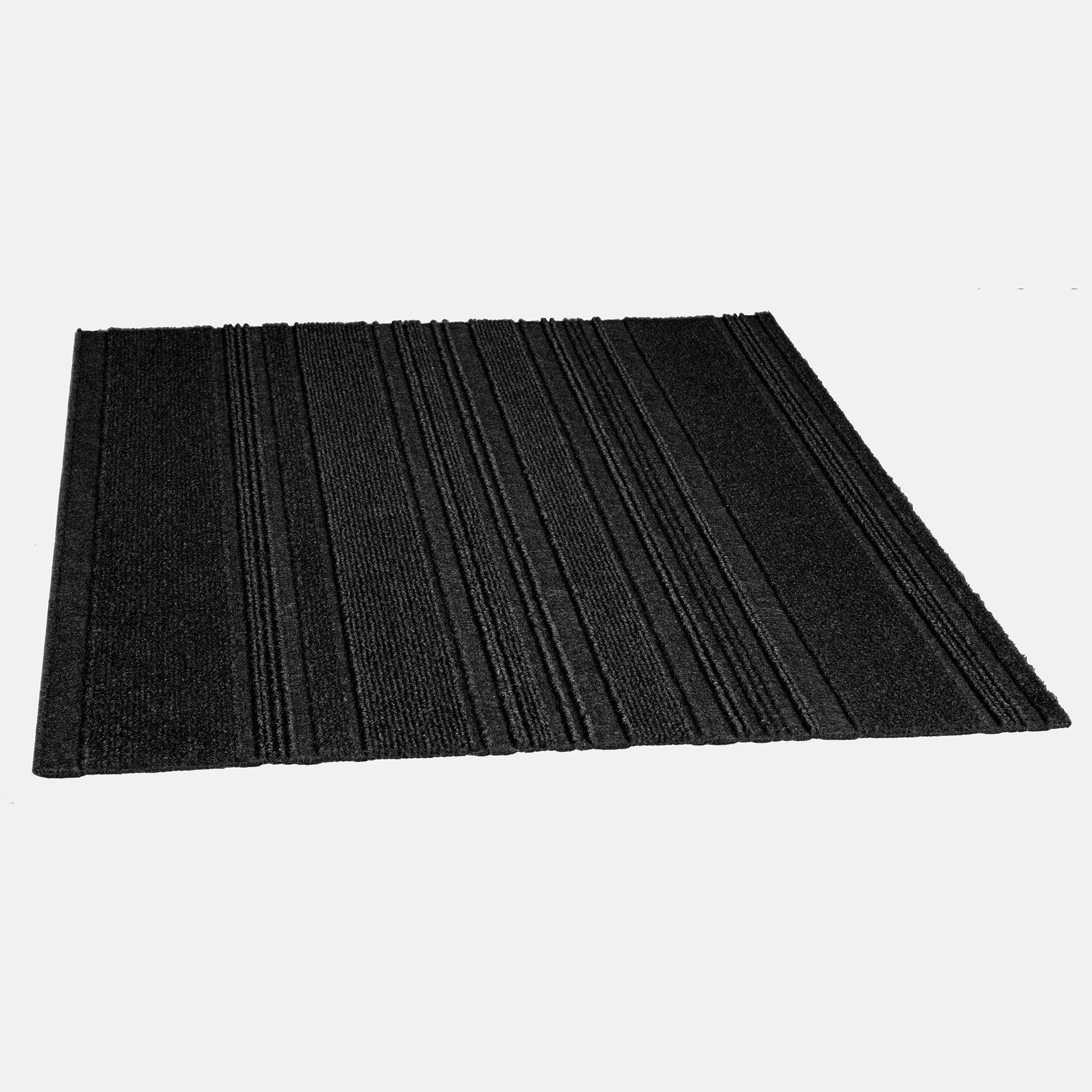 slide 5 of 6, Style Selections New Age 24-in x 24-in Black Ice Black Residential Peel and stick Indoor or outdoor Carpet Tile ( 40-sq ft ), 1 ct